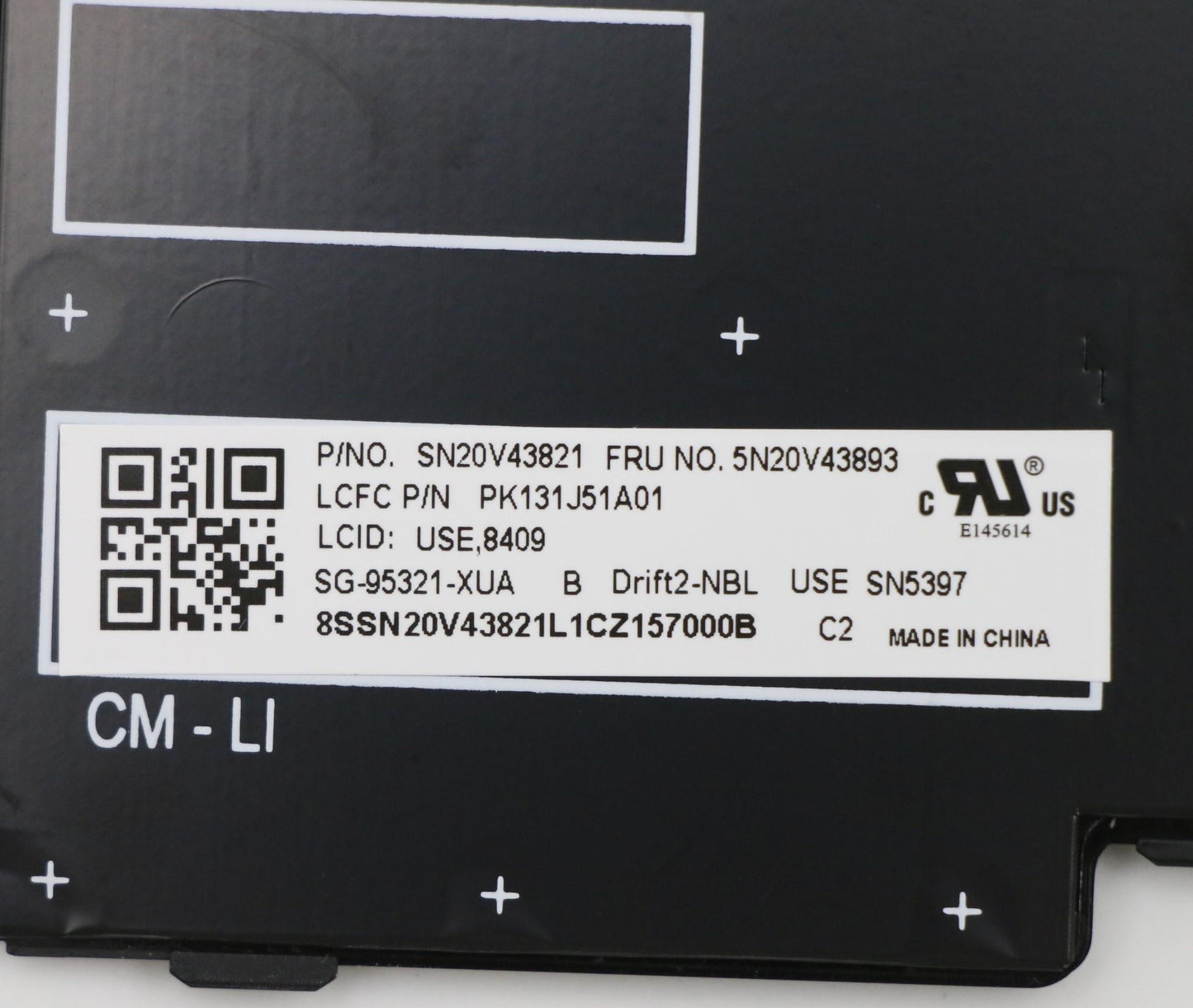Lenovo Cmfl-Cs20,Bk-Nbl,Ltn,Euro Eng - 5N20V43893