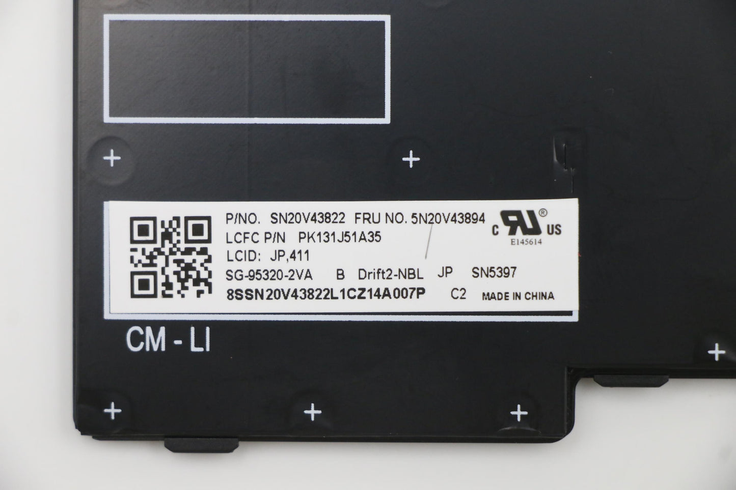 Lenovo Cmfl-Cs20,Bk-Nbl,Ltn,Jpn - 5N20V43894