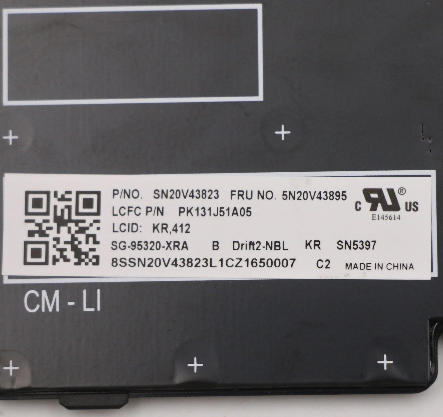 Lenovo Cmfl-Cs20,Bk-Nbl,Ltn,Kor - 5N20V43895