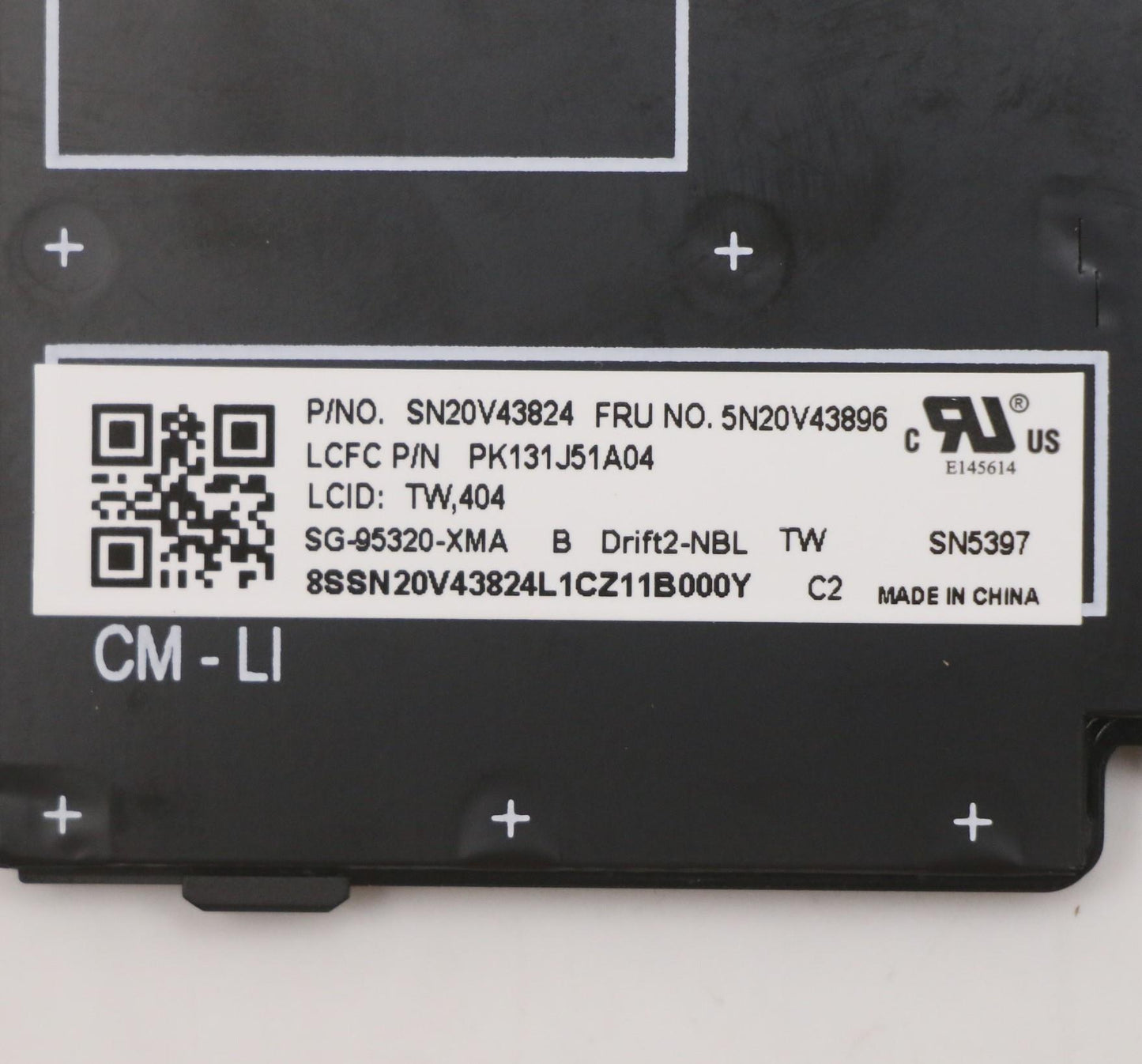 Lenovo Cmfl-Cs20,Bk-Nbl,Ltn,Tc - 5N20V43896