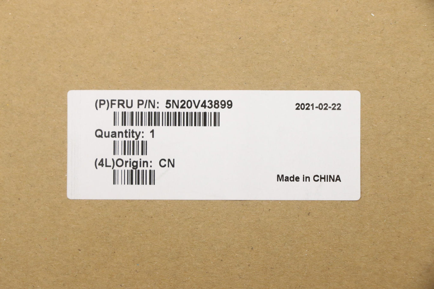 Lenovo Cmfl-Cs20,Bk-Nbl,Ltn,Ind Eng - 5N20V43899