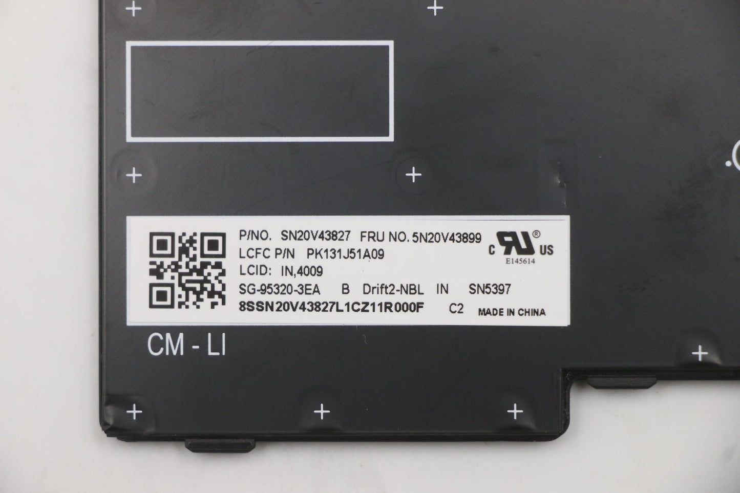 Lenovo Cmfl-Cs20,Bk-Nbl,Ltn,Ind Eng - 5N20V43899