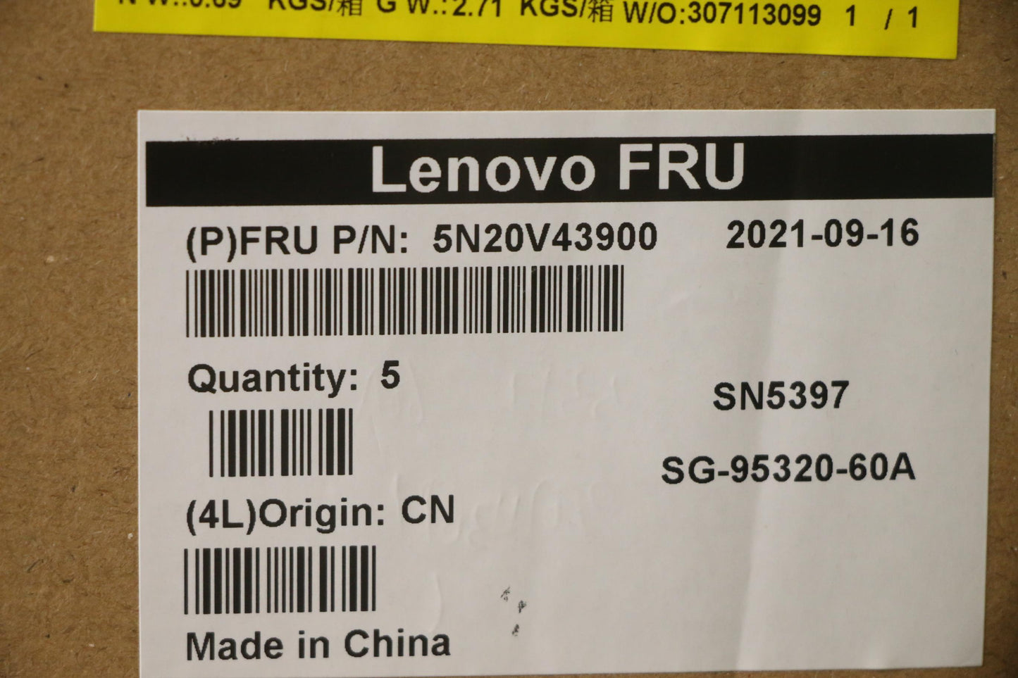 Lenovo Cmfl-Cs20,Bk-Nbl,Ltn,Est - 5N20V43900