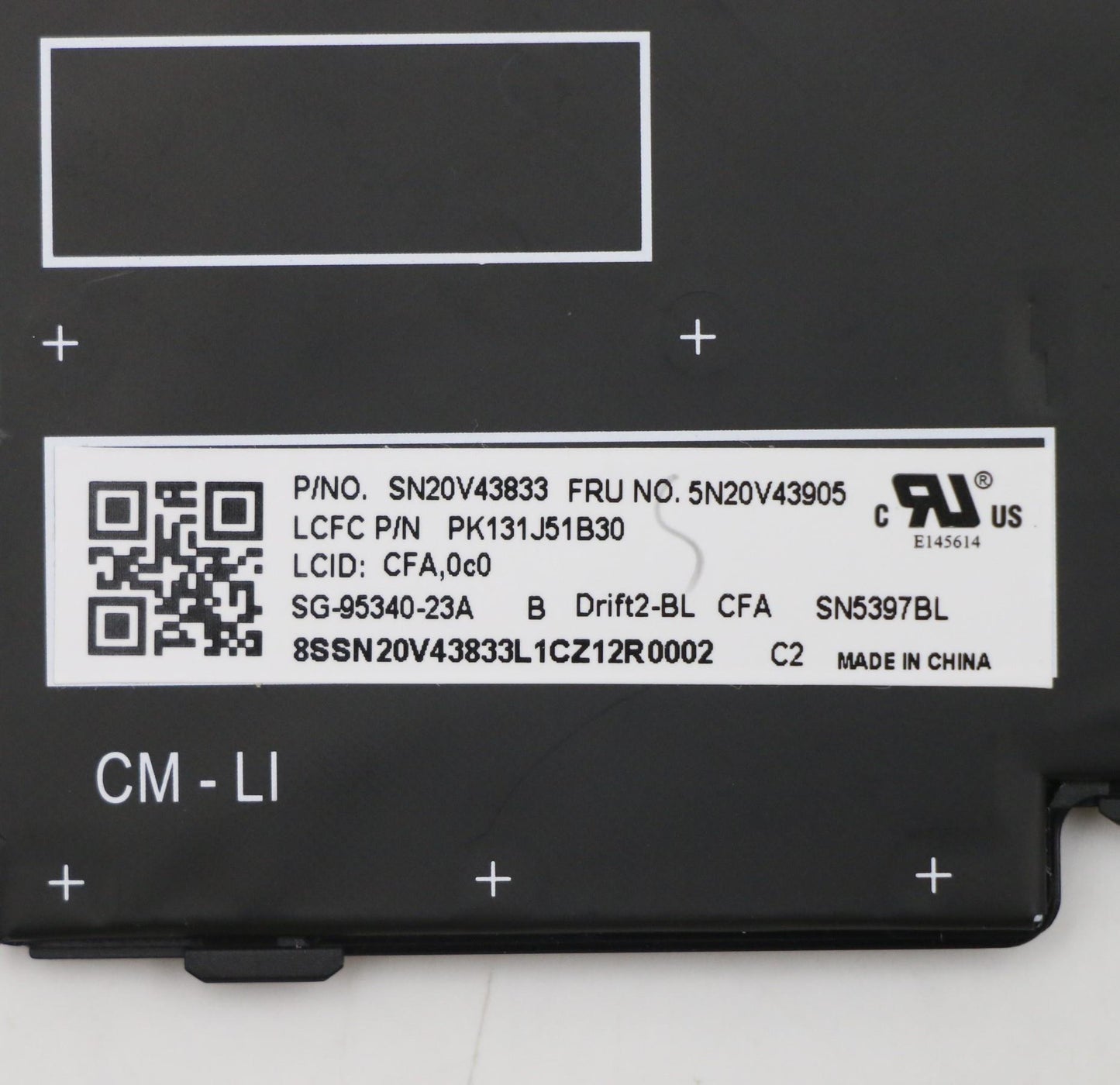 Lenovo Cmfl-Cs20,Bk-Bl,Ltn,Csa - 5N20V43905