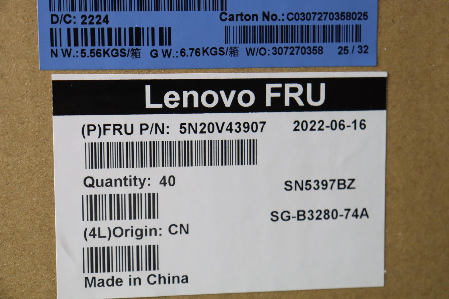 Lenovo Cmfl-Cs20,Bk-Bl,Ltn,La Spa - 5N20V43907