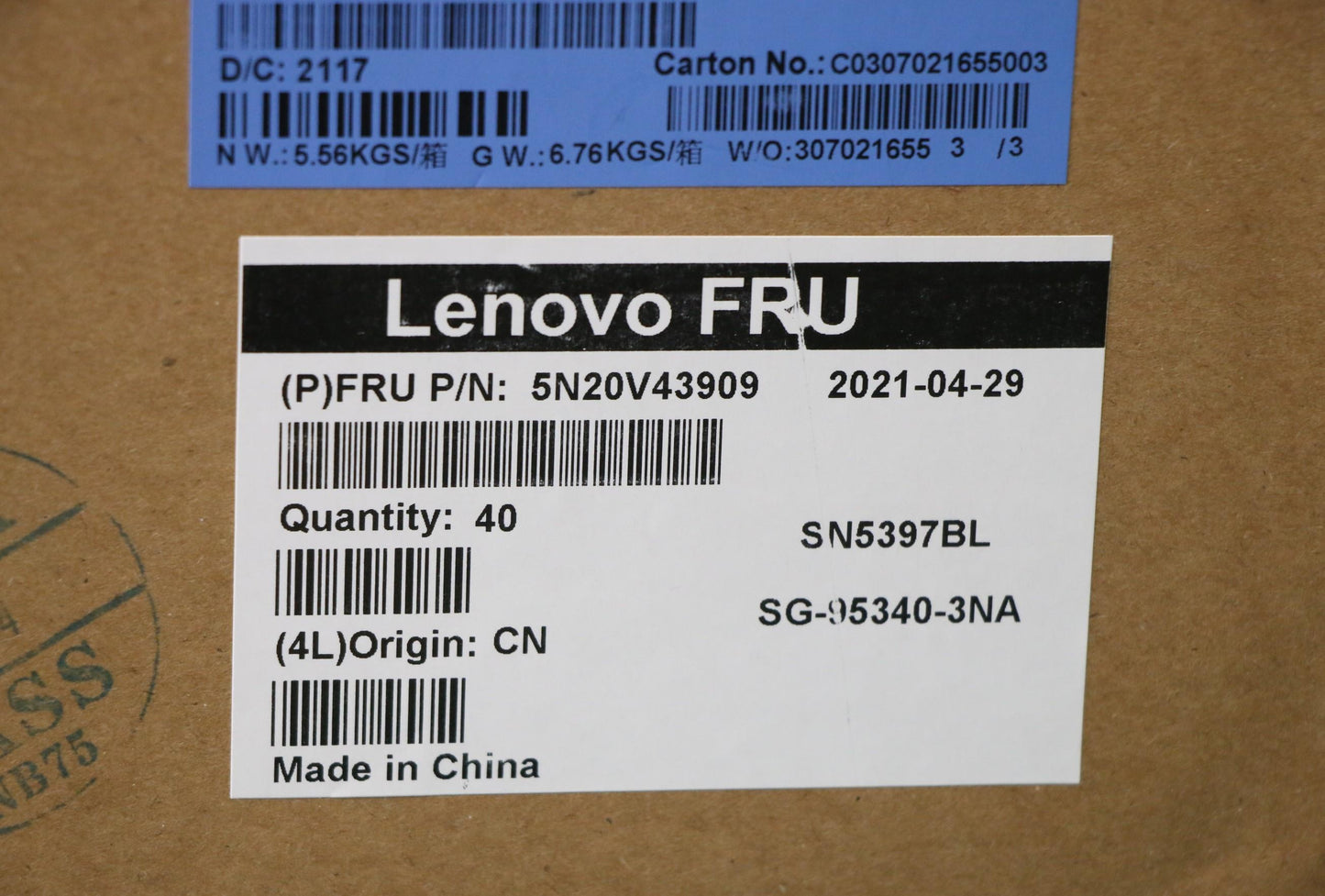Lenovo Cmfl-Cs20,Bk-Bl,Ltn,Ara - 5N20V43909
