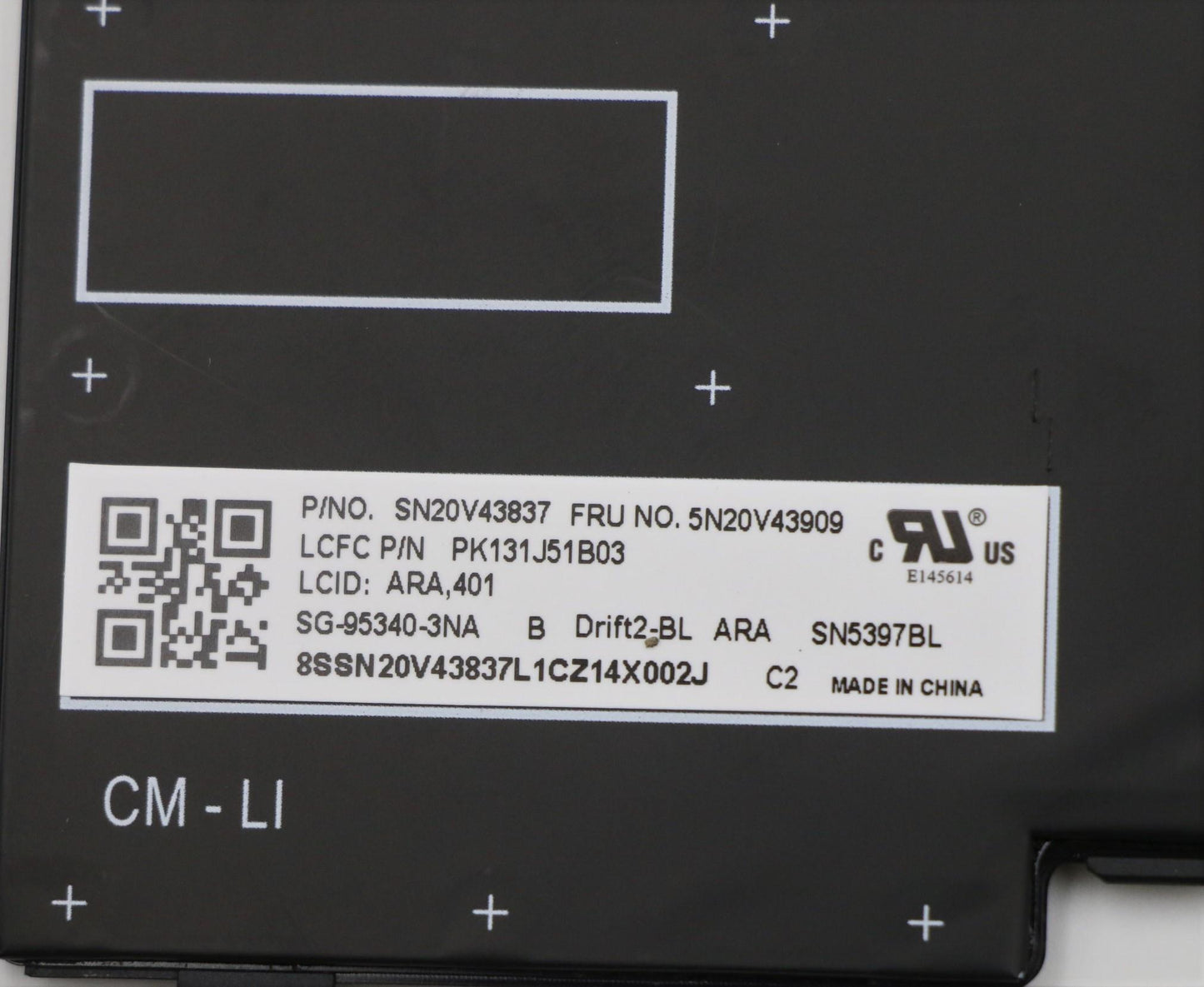 Lenovo Cmfl-Cs20,Bk-Bl,Ltn,Ara - 5N20V43909