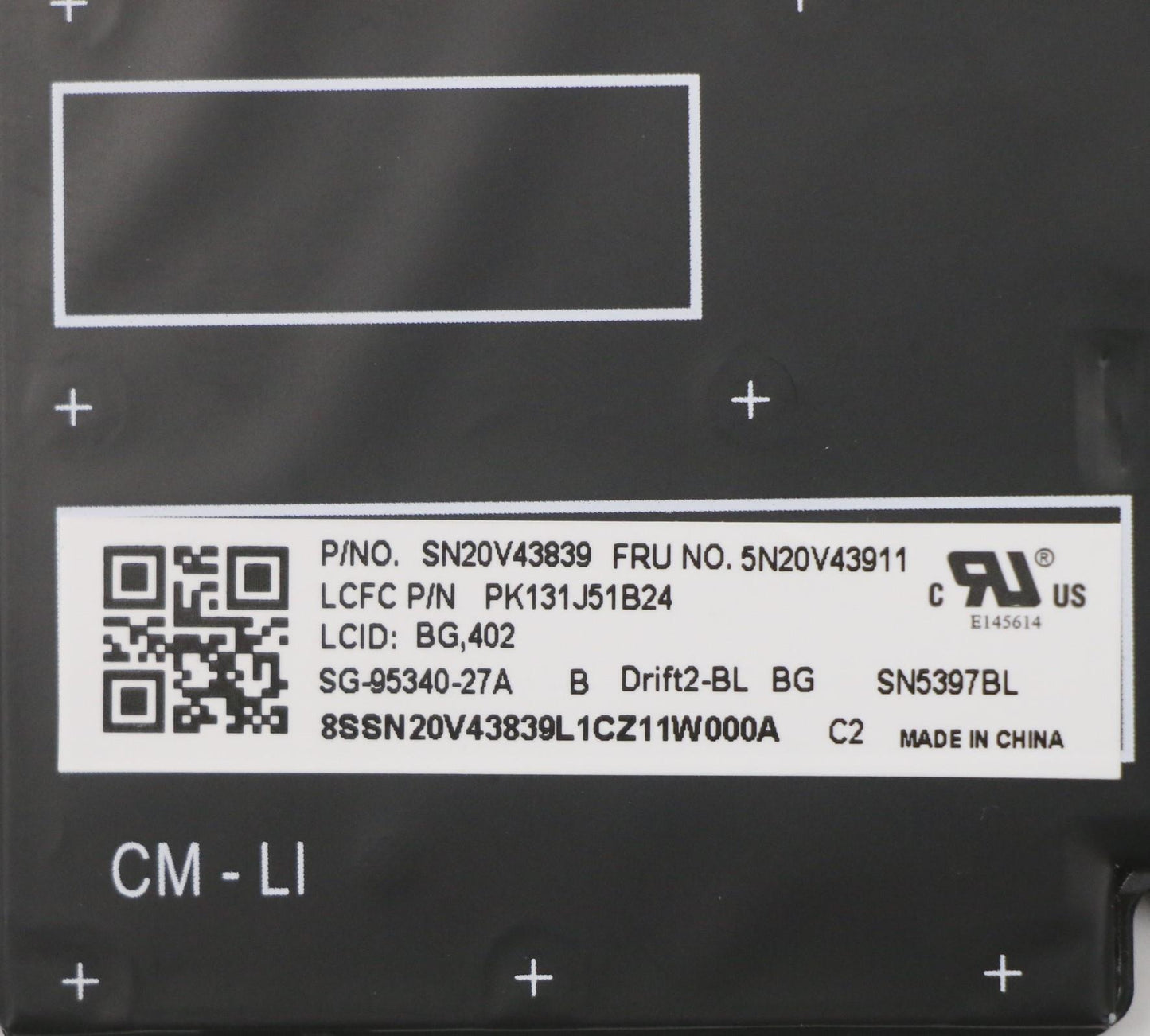Lenovo Cmfl-Cs20,Bk-Bl,Ltn,Bul - 5N20V43911