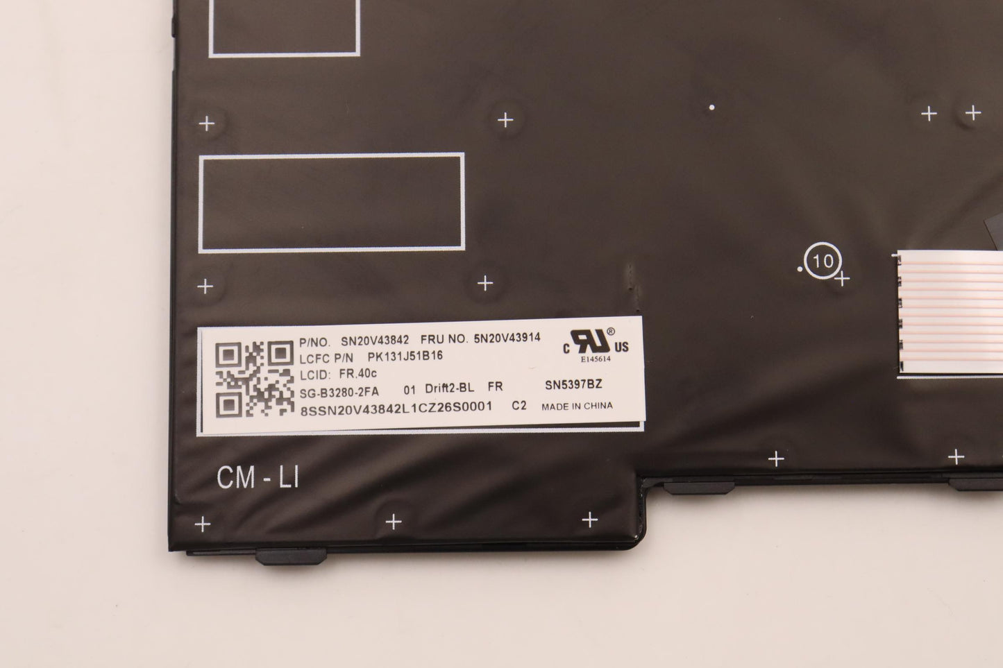 Lenovo Cmfl-Cs20,Bk-Bl,Ltn,Fra - 5N20V43914