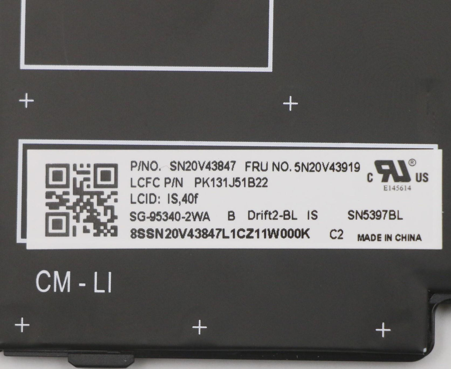 Lenovo Cmfl-Cs20,Bk-Bl,Ltn,Ild - 5N20V43919