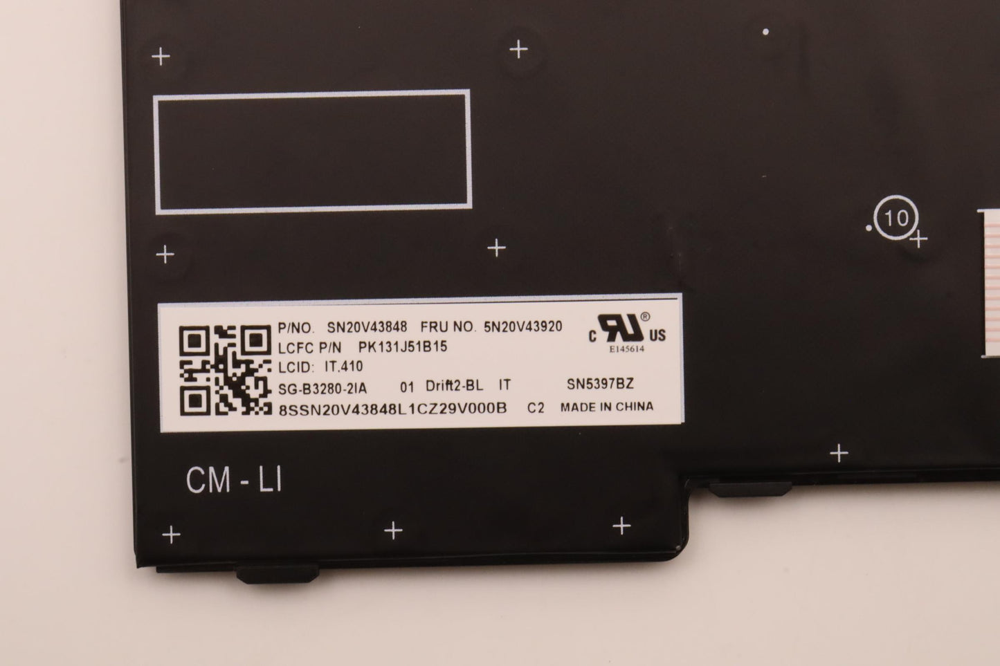 Lenovo Cmfl-Cs20,Bk-Bl,Ltn,Ita - 5N20V43920