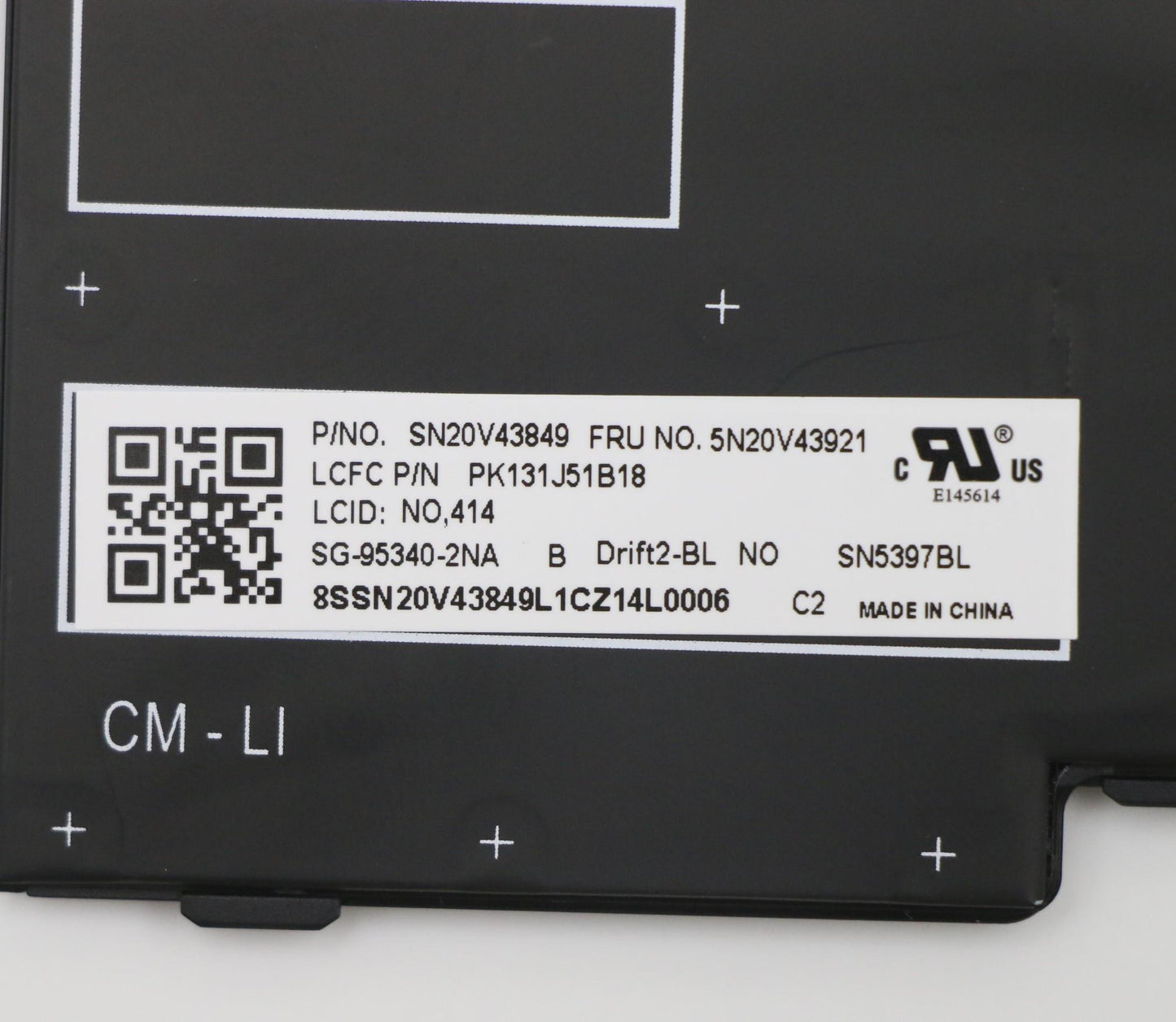 Lenovo Cmfl-Cs20,Bk-Bl,Ltn,Nor - 5N20V43921