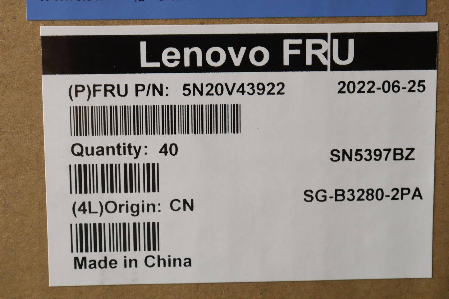 Lenovo Cmfl-Cs20,Bk-Bl,Ltn,Por - 5N20V43922