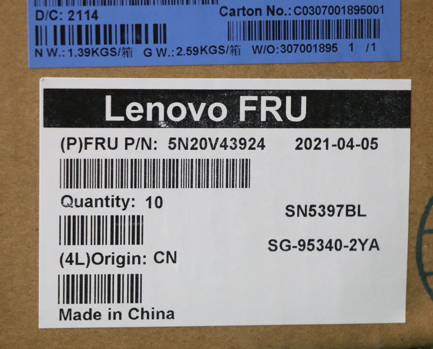 Lenovo Cmfl-Cs20,Bk-Bl,Ltn,Slv - 5N20V43924