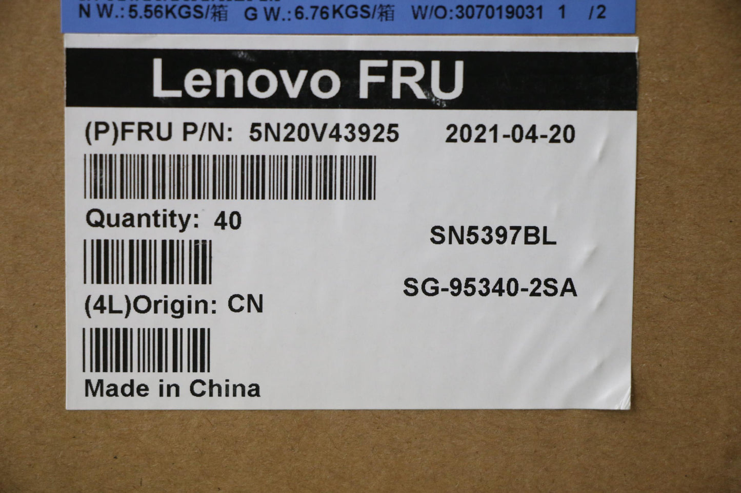 Lenovo Cmfl-Cs20,Bk-Bl,Ltn,Swe/Fin - 5N20V43925