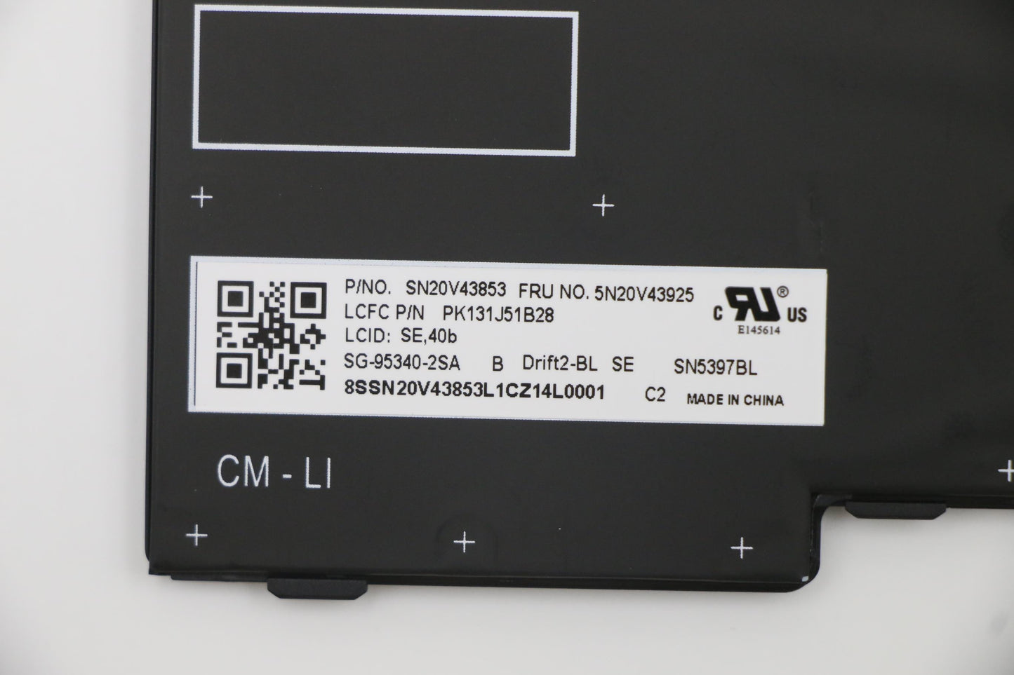 Lenovo Cmfl-Cs20,Bk-Bl,Ltn,Swe/Fin - 5N20V43925