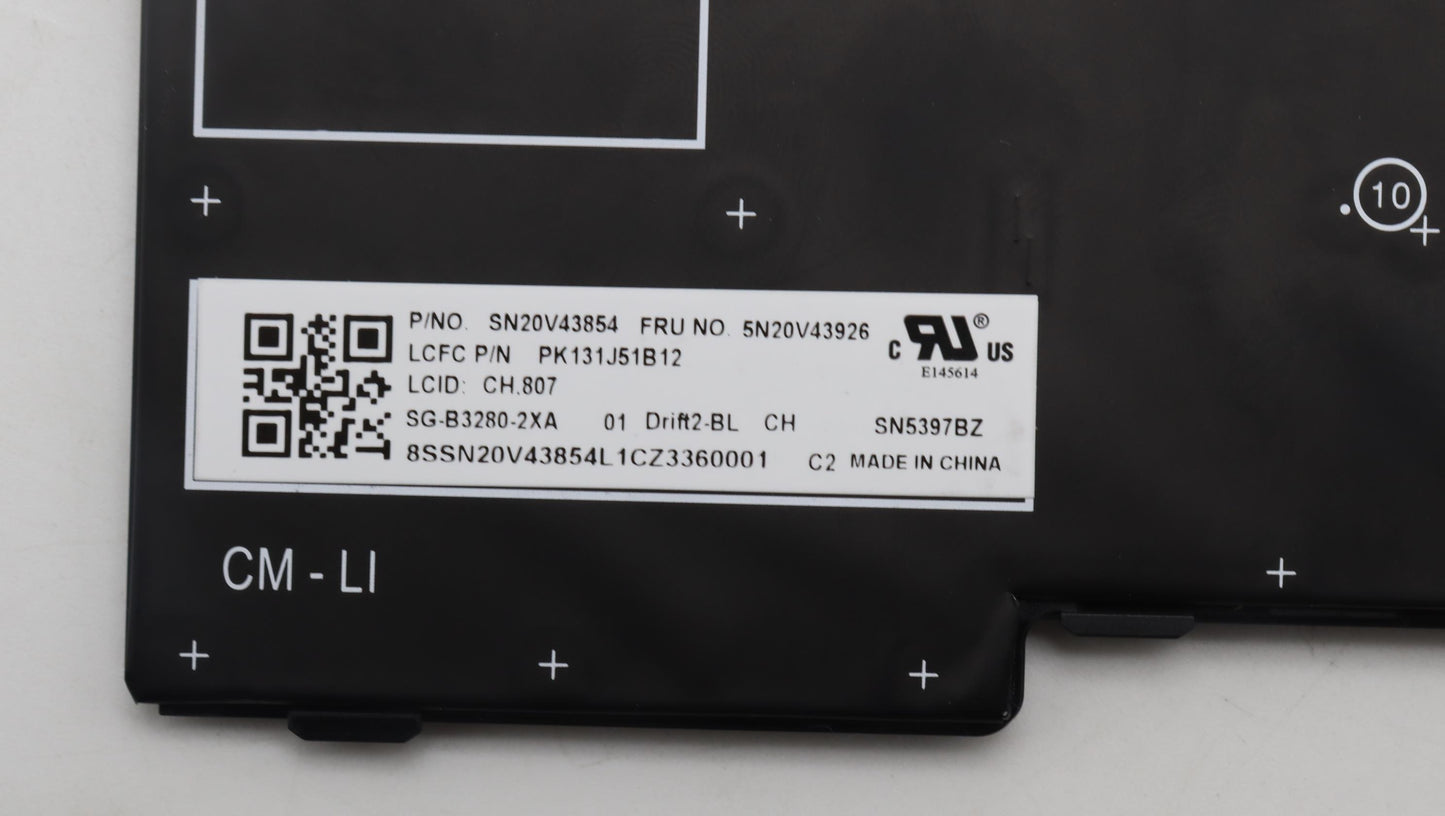 Lenovo Cmfl-Cs20,Bk-Bl,Ltn,Sws - 5N20V43926