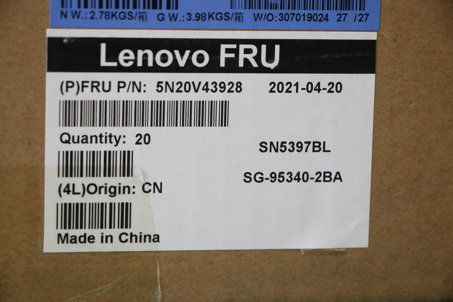 Lenovo Cmfl-Cs20,Bk-Bl,Ltn,Uke - 5N20V43928