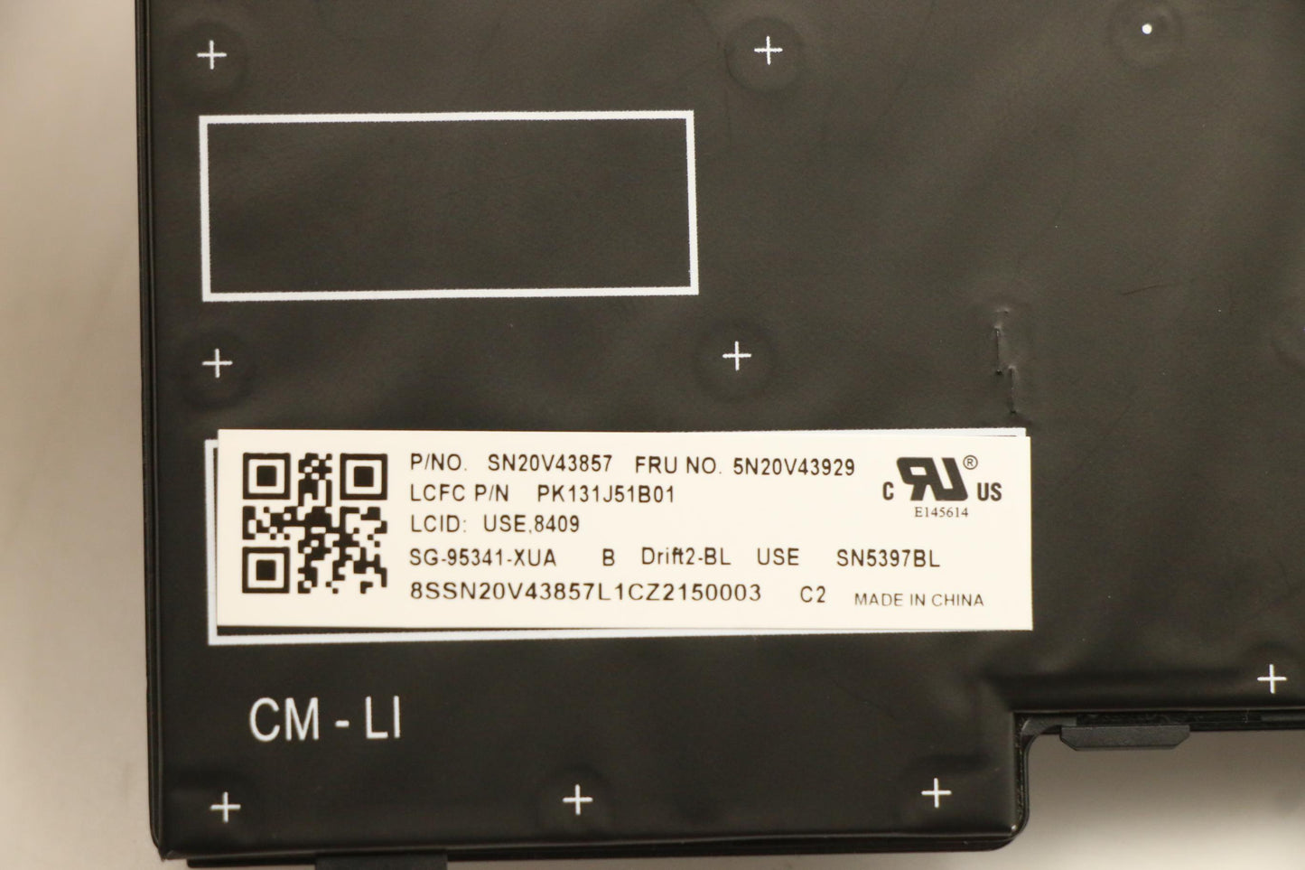 Lenovo Cmfl-Cs20,Bk-Bl,Ltn,Euro Eng - 5N20V43929