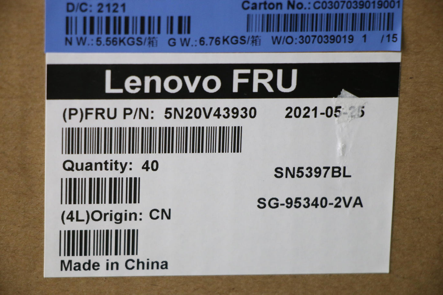 Lenovo Cmfl-Cs20,Bk-Bl,Ltn,Jpn - 5N20V43930
