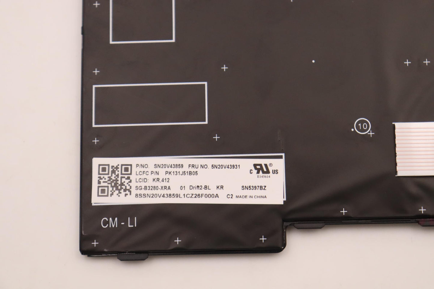 Lenovo Cmfl-Cs20,Bk-Bl,Ltn,Kor - 5N20V43931
