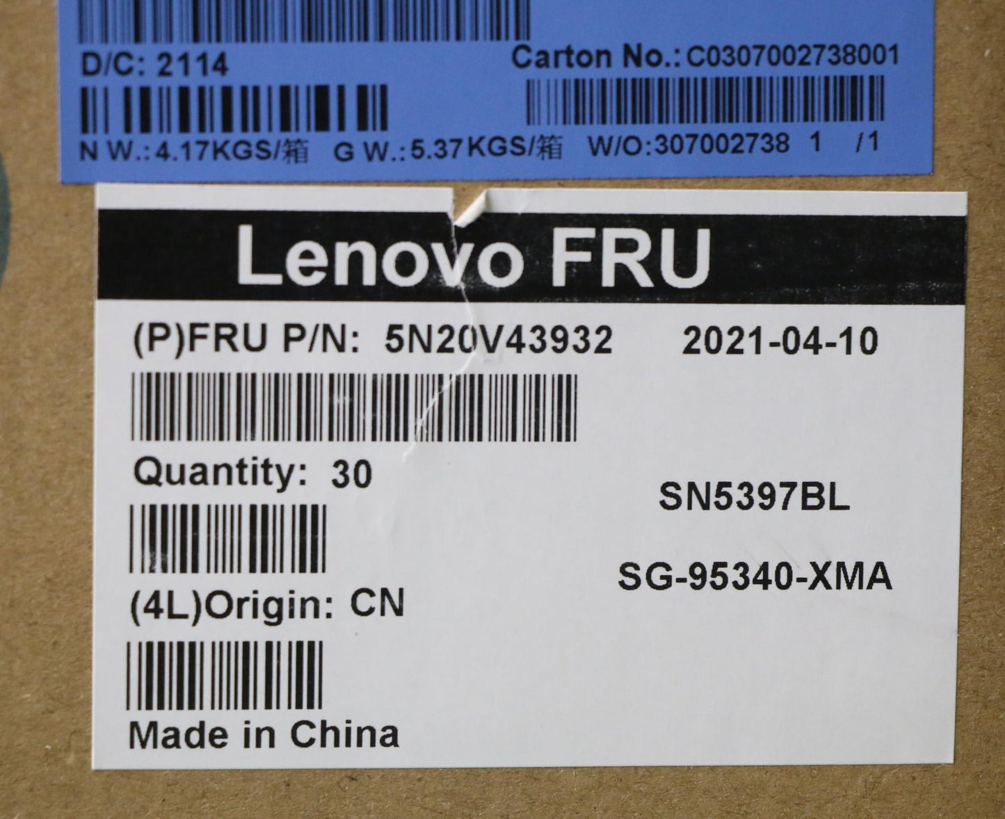 Lenovo Cmfl-Cs20,Bk-Bl,Ltn,Tc - 5N20V43932