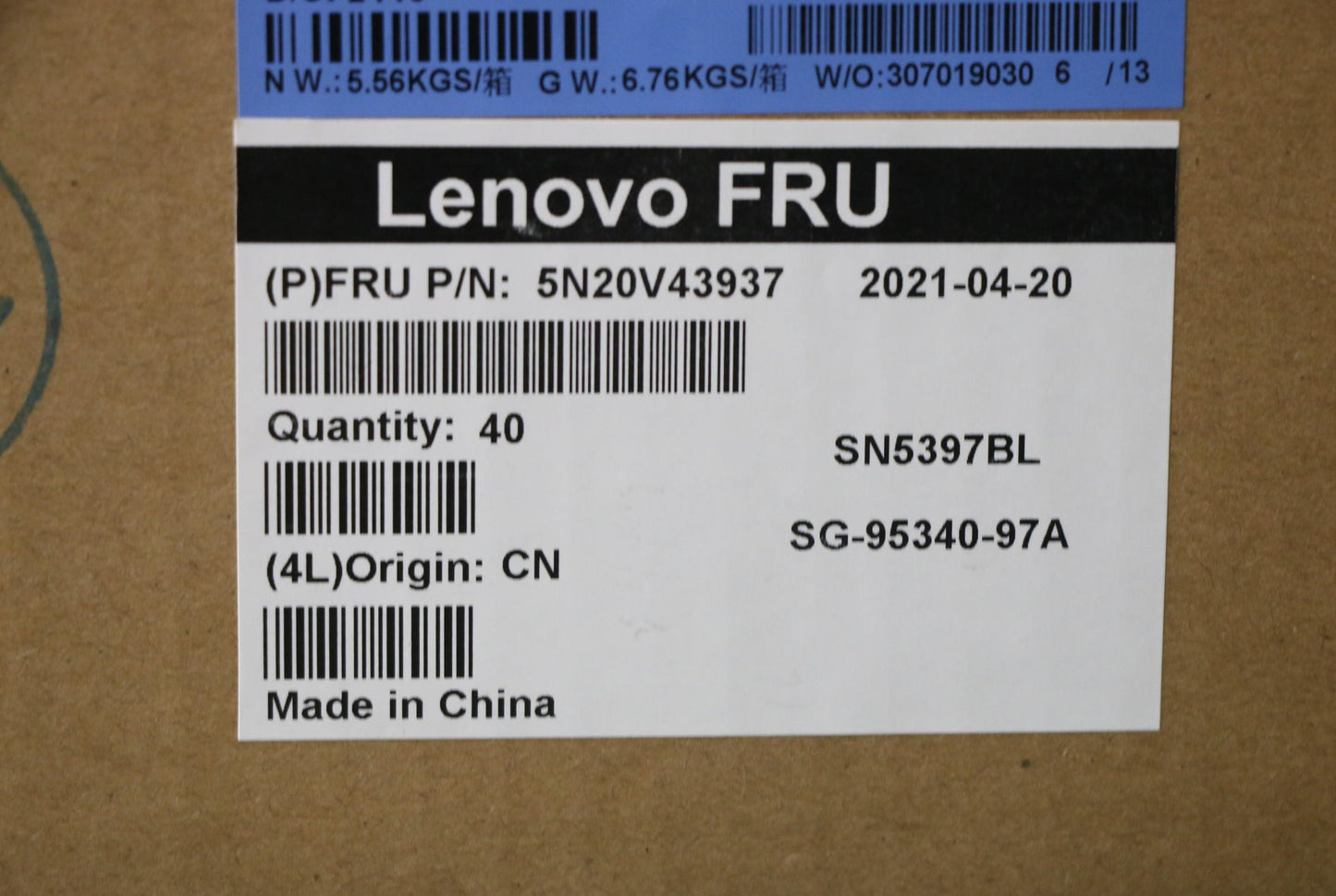Lenovo Cmfl-Cs20,Bk-Bl,Ltn,Fra/Eng - 5N20V43937