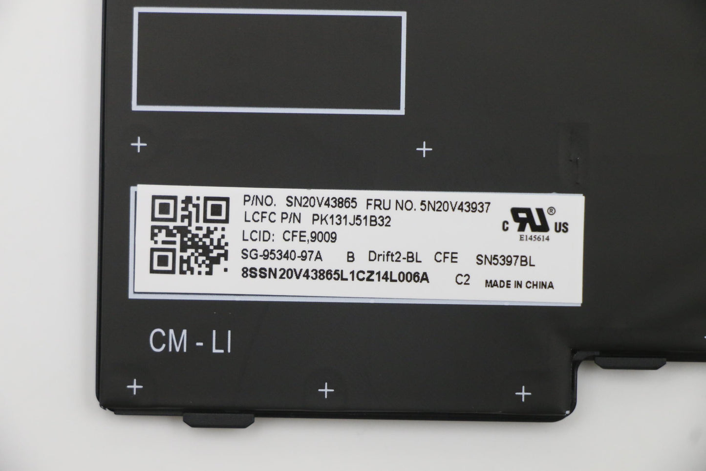 Lenovo Cmfl-Cs20,Bk-Bl,Ltn,Fra/Eng - 5N20V43937