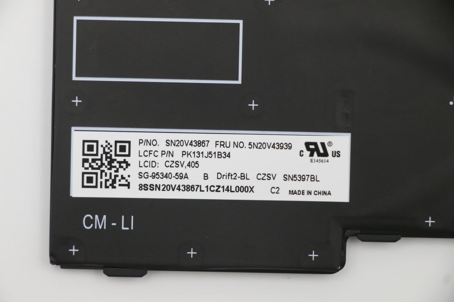 Lenovo Cmfl-Cs20,Bk-Bl,Ltn,Cze/Slk - 5N20V43939