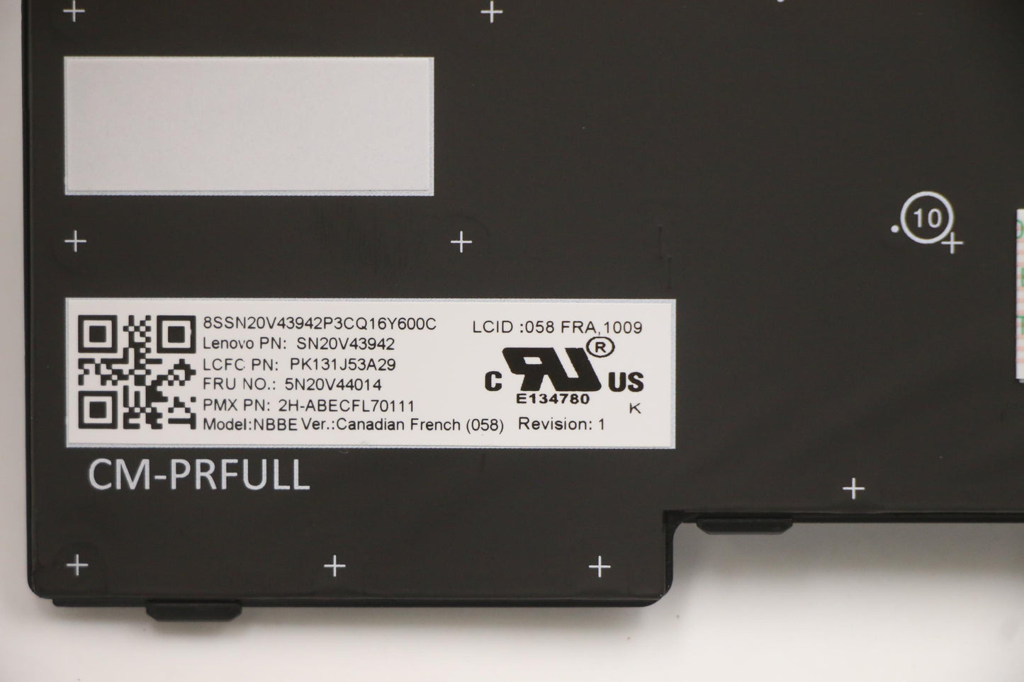 Lenovo Cmfl-Cs20,Bk-Nbl,Pmx,058 Fra - 5N20V44014