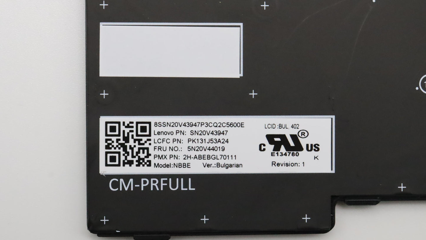 Lenovo Cmfl-Cs20,Bk-Nbl,Pmx,Bul - 5N20V44019