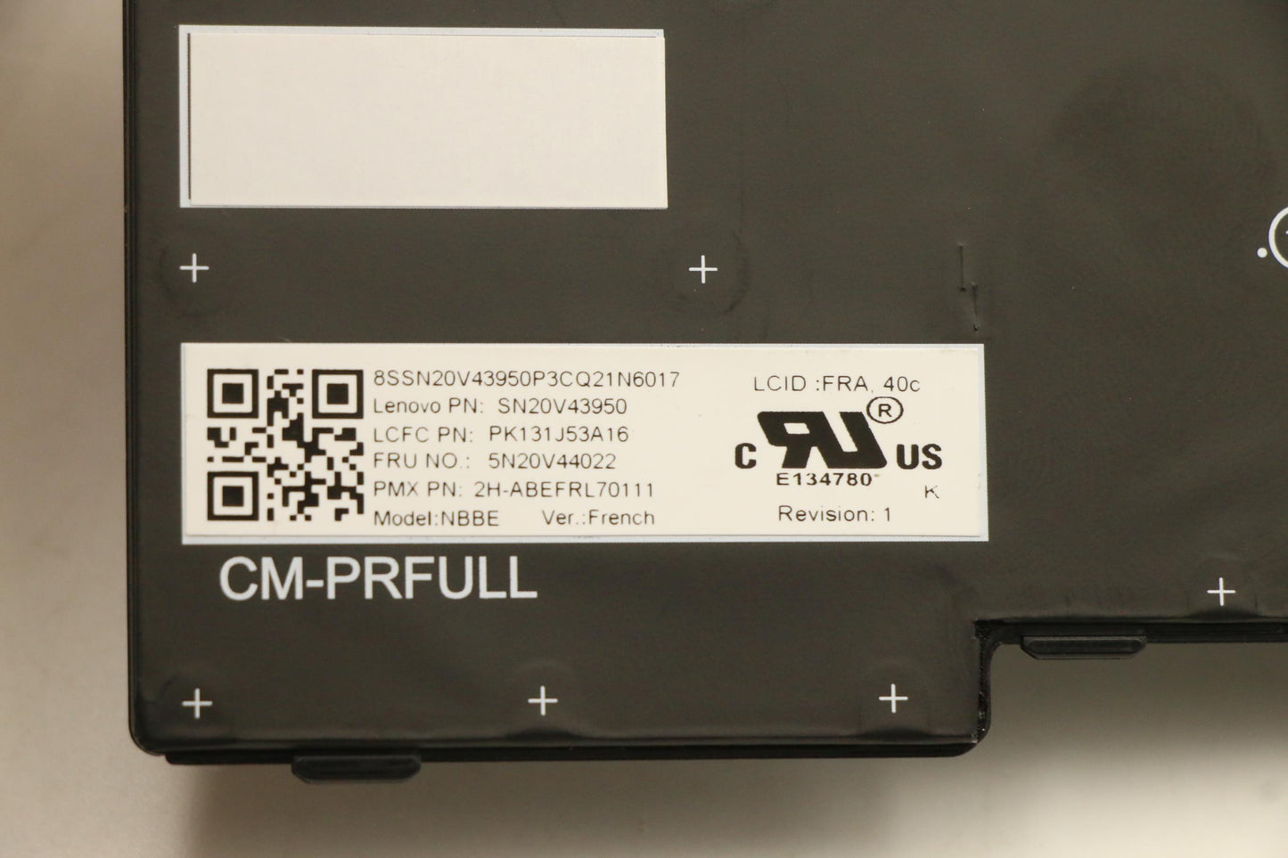 Lenovo Cmfl-Cs20,Bk-Nbl,Pmx,Fra - 5N20V44022