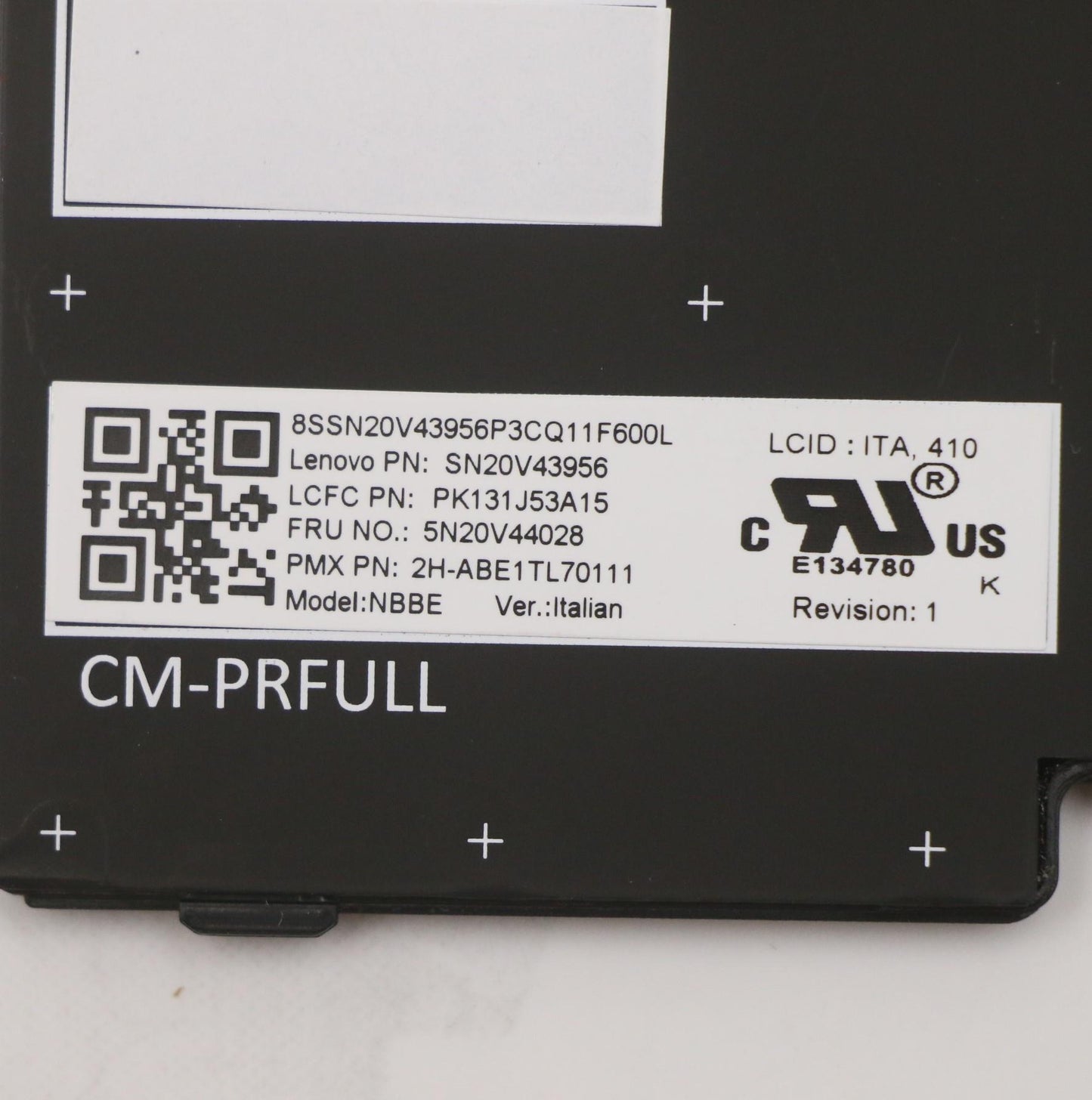 Lenovo Cmfl-Cs20,Bk-Nbl,Pmx,Ita - 5N20V44028