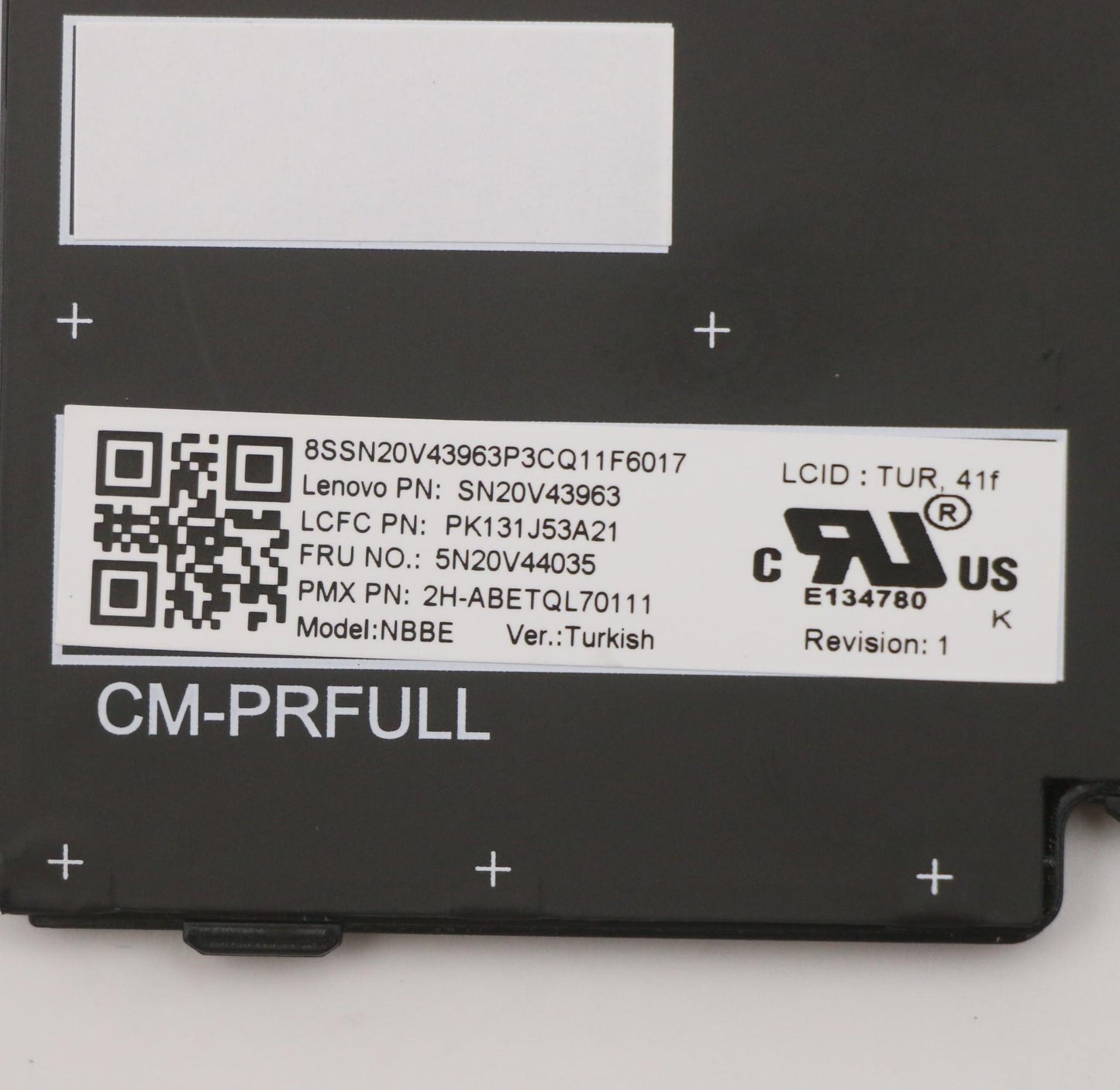 Lenovo Cmfl-Cs20,Bk-Nbl,Pmx,Tur - 5N20V44035