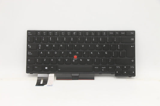 Lenovo Latin American Keyboard, Black, Backlit - 5N20V44051
