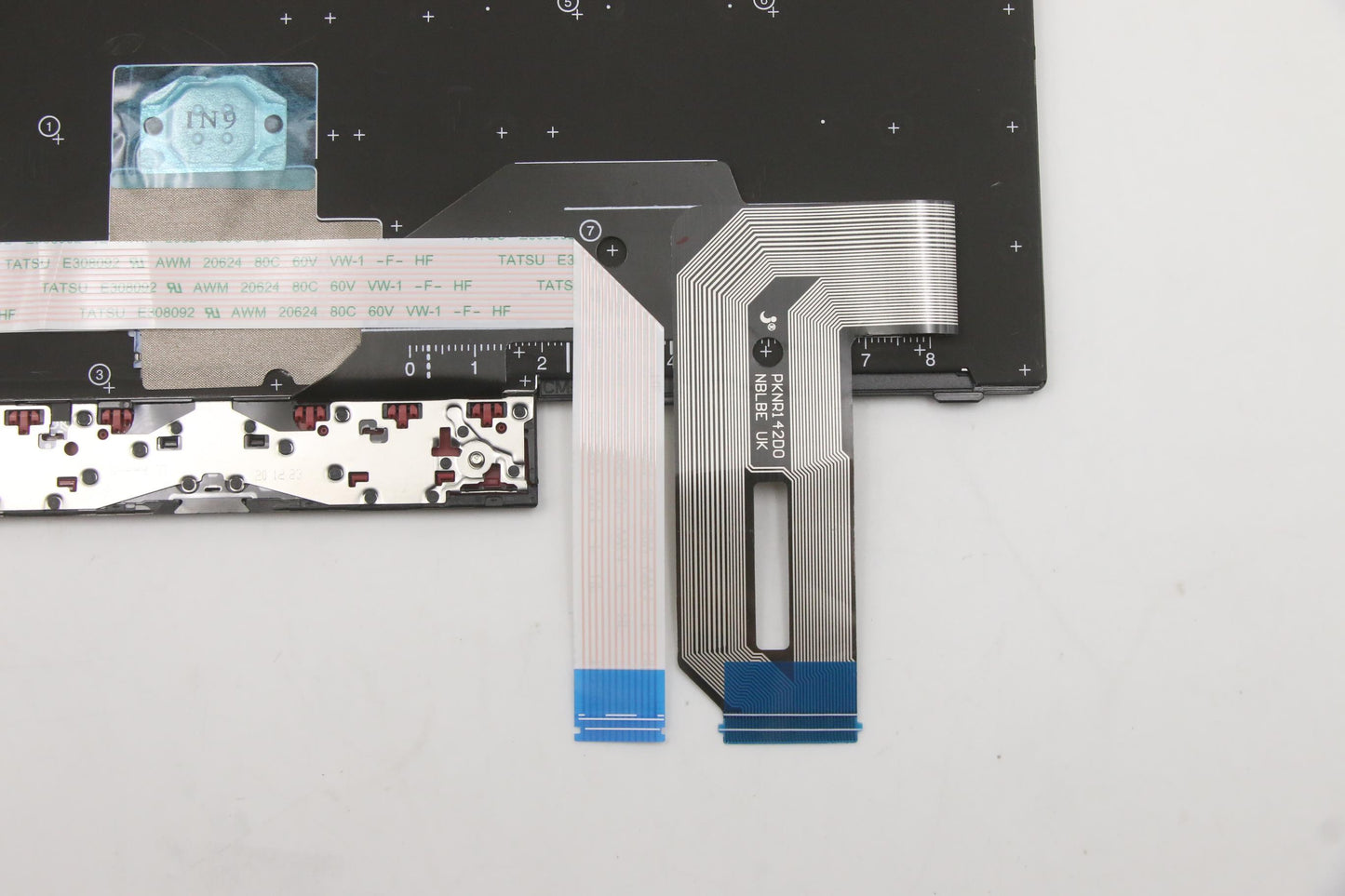 Lenovo Latin American Keyboard, Black, Backlit - 5N20V44051