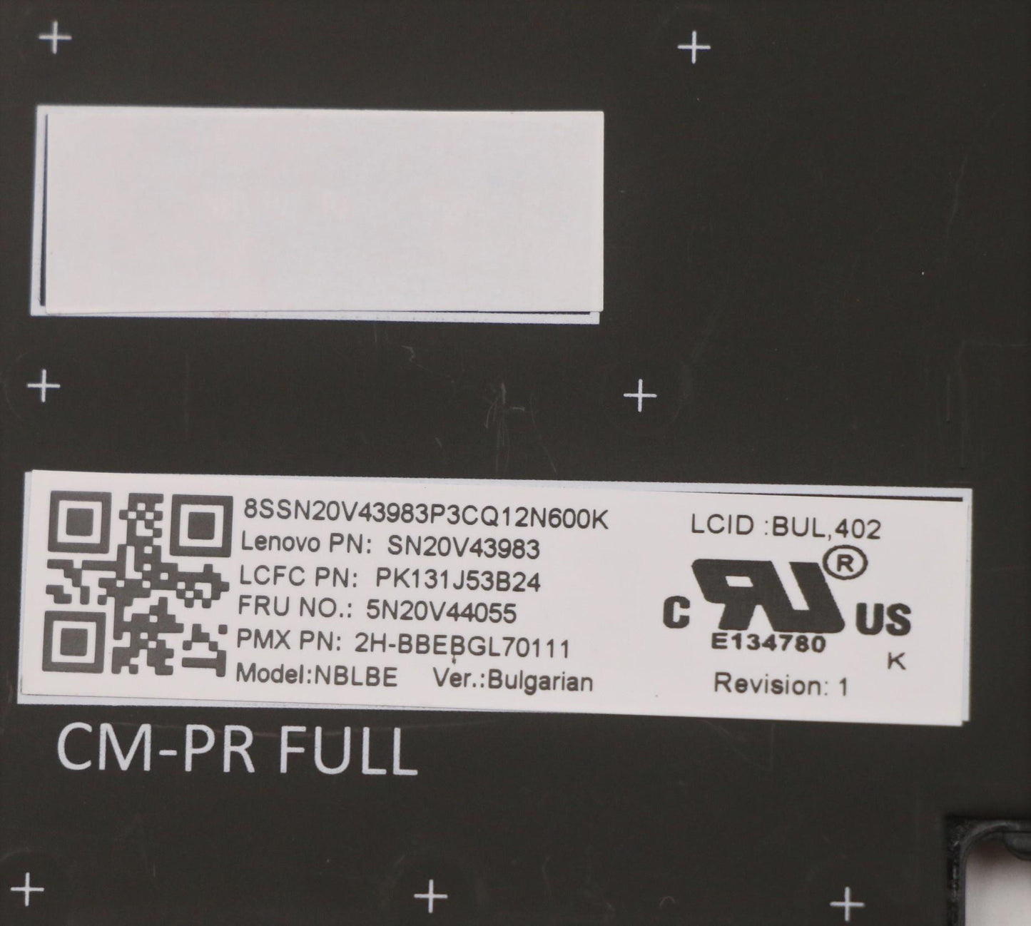 Lenovo Cmfl-Cs20,Bk-Bl,Pmx,Bul - 5N20V44055