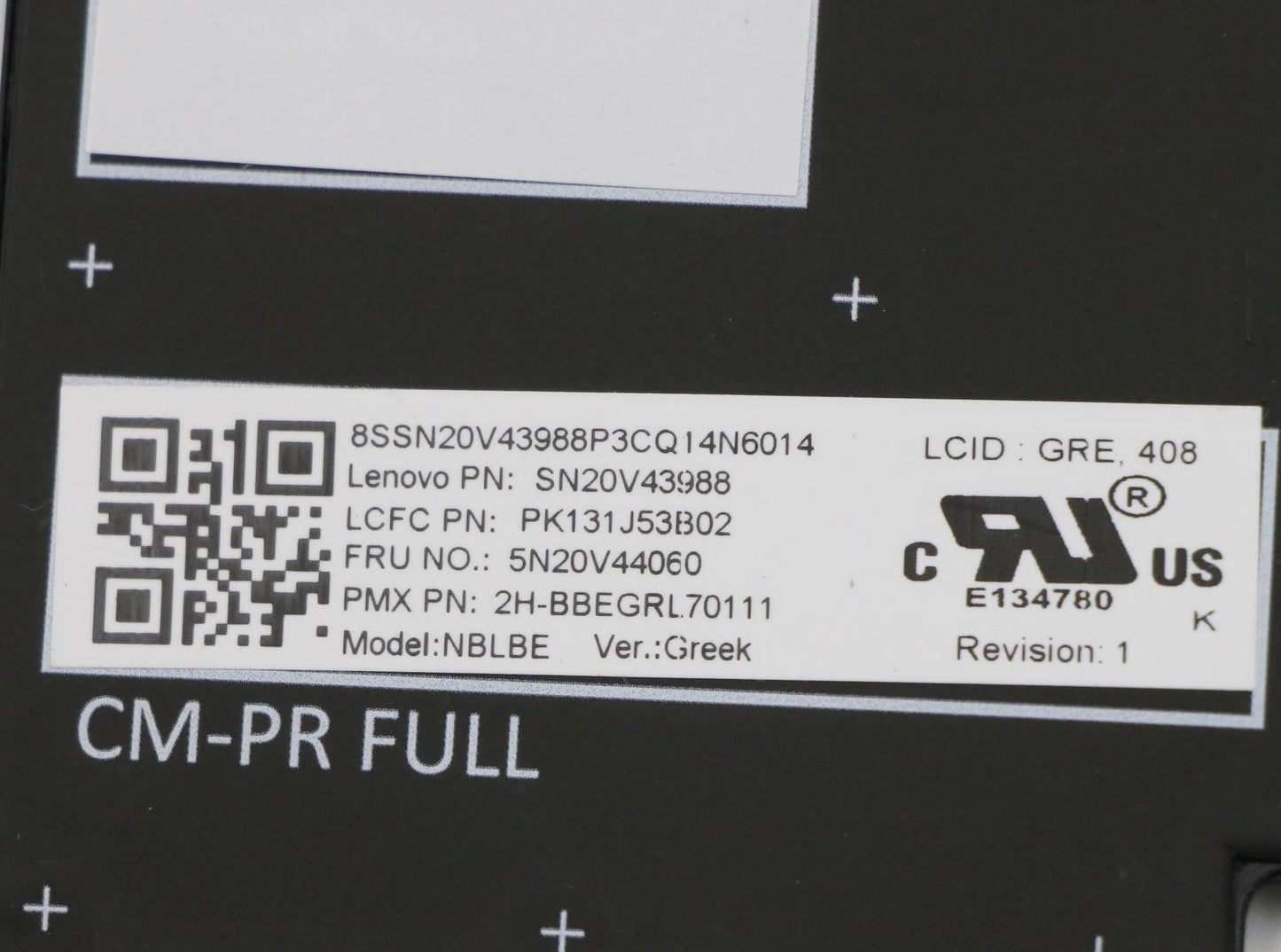 Lenovo Cmfl-Cs20,Bk-Bl,Pmx,Gre - 5N20V44060