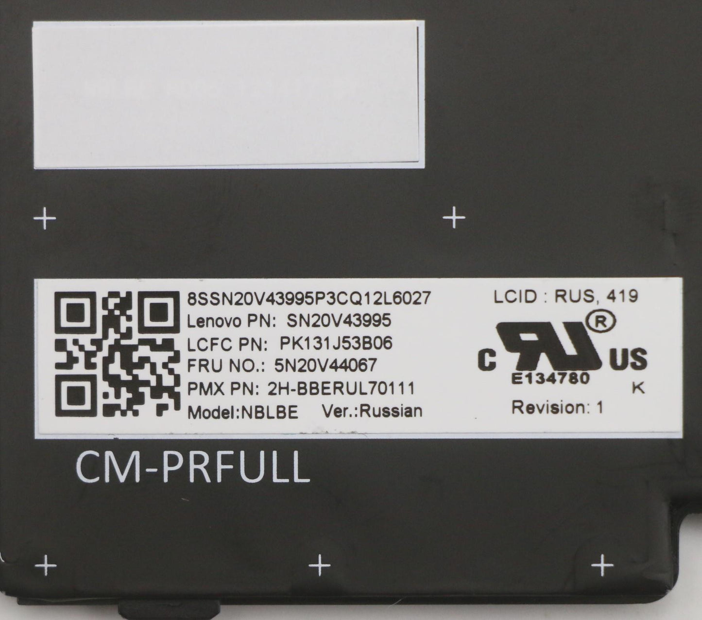 Lenovo Cmfl-Cs20,Bk-Bl,Pmx,Rus - 5N20V44067