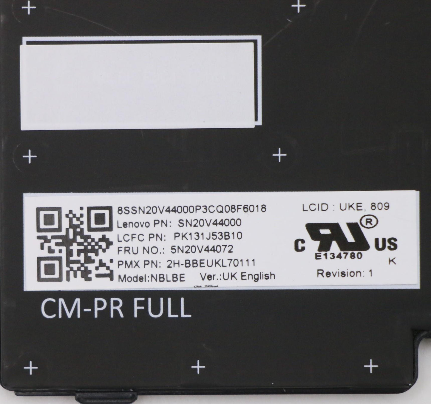 Lenovo Cmfl-Cs20,Bk-Bl,Pmx,Uke - 5N20V44072