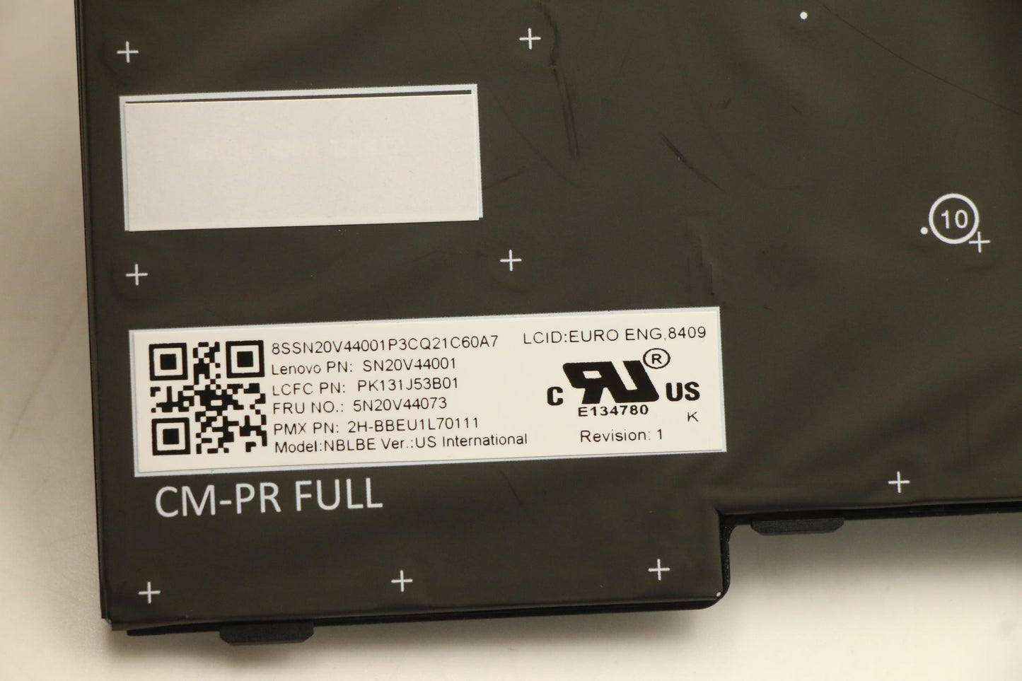 Lenovo Cmfl-Cs20,Bk-Bl,Pmx,Euro Eng - 5N20V44073