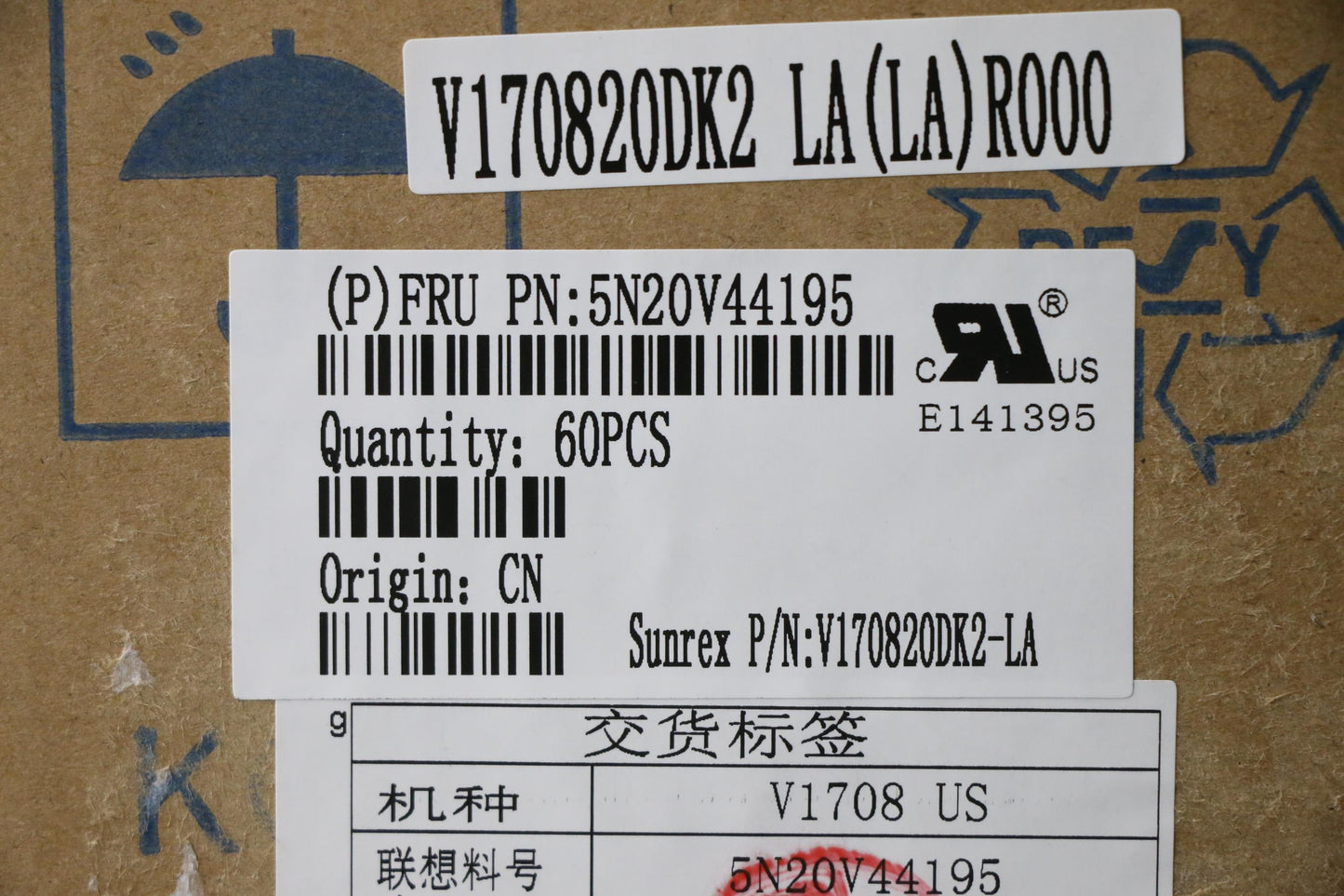 Lenovo Cmfl-Cs20,Bk-Bl,Srx,La Spa - 5N20V44195