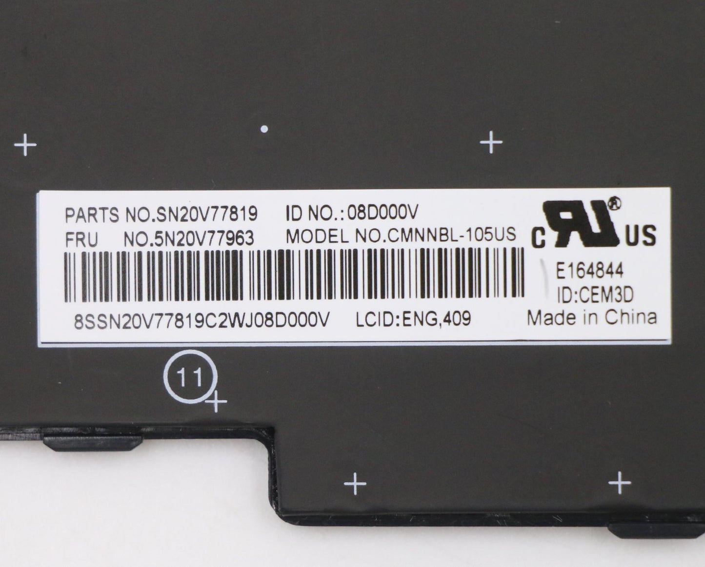 Lenovo Cmnm-Cs20,Bk-Nbl,Chy,Eng - 5N20V77963