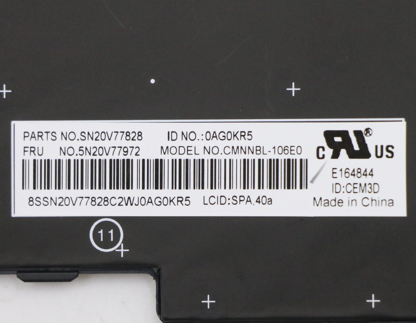 Lenovo Cmnm-Cs20,Bk-Nbl,Chy,Spa - 5N20V77972