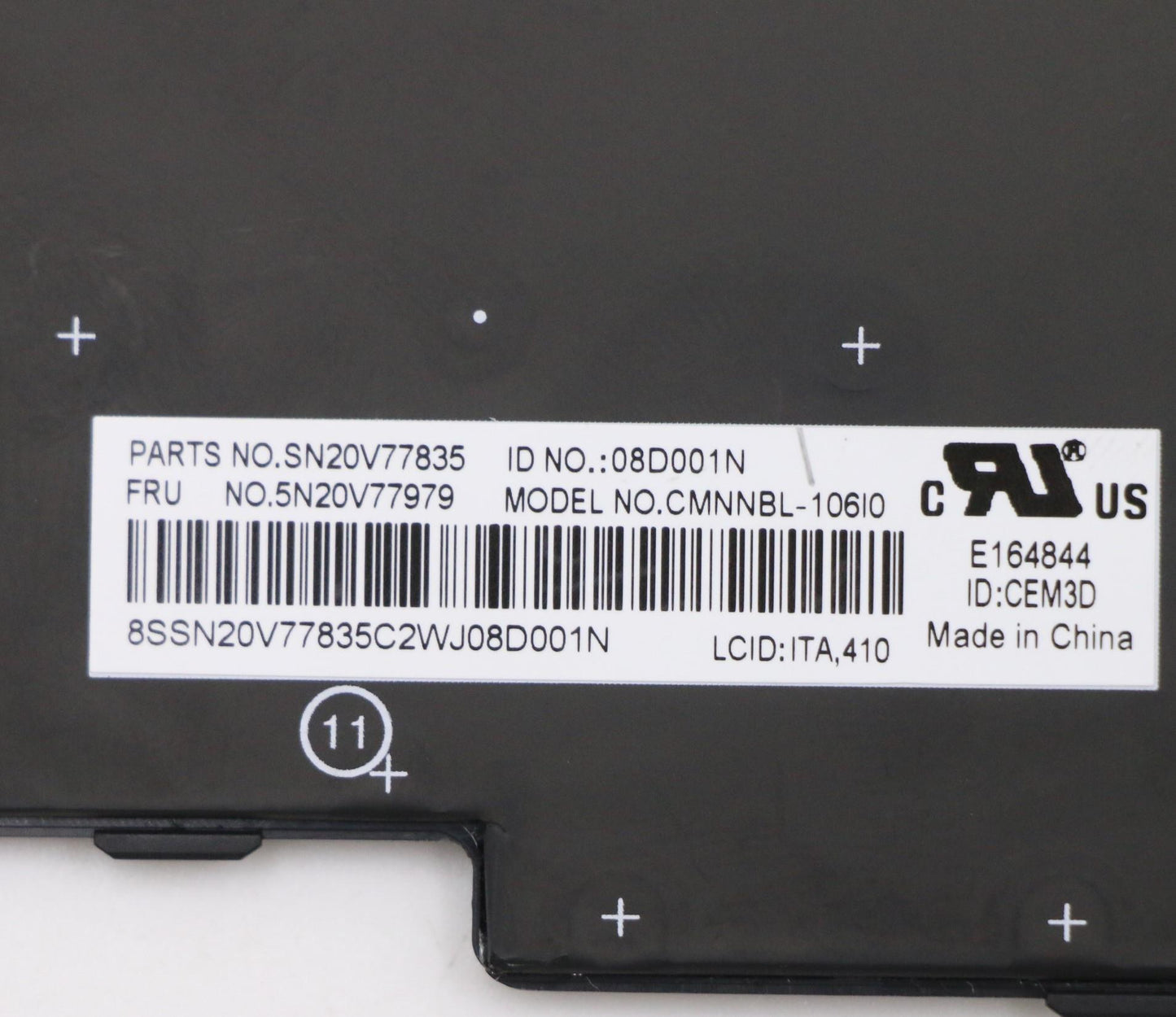 Lenovo Cmnm-Cs20,Bk-Nbl,Chy,Ita - 5N20V77979