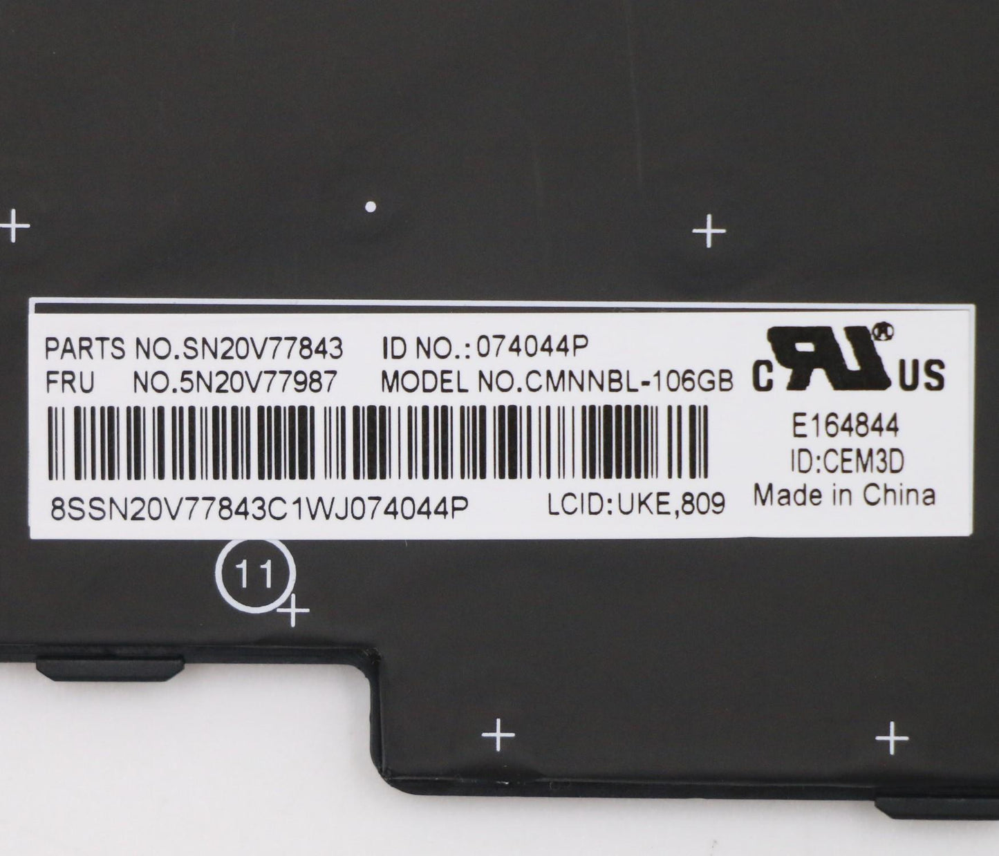 Lenovo Cmnm-Cs20,Bk-Nbl,Chy,Uke - 5N20V77987
