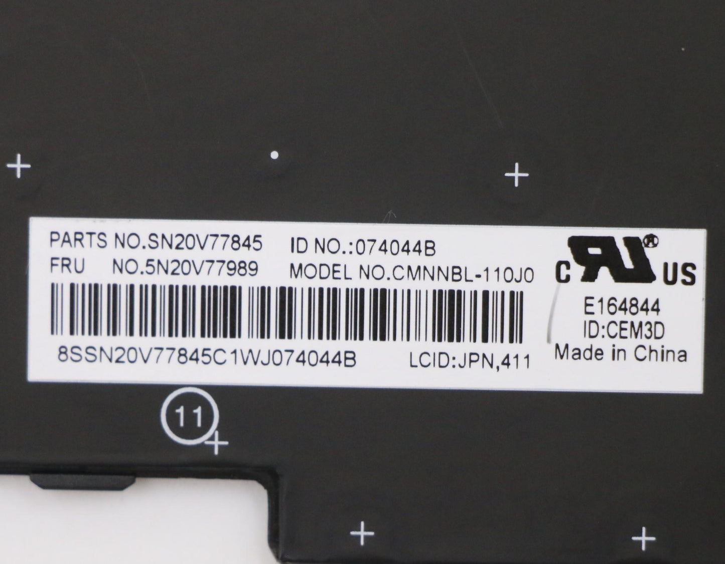 Lenovo Cmnm-Cs20,Bk-Nbl,Chy,Jpn - 5N20V77989