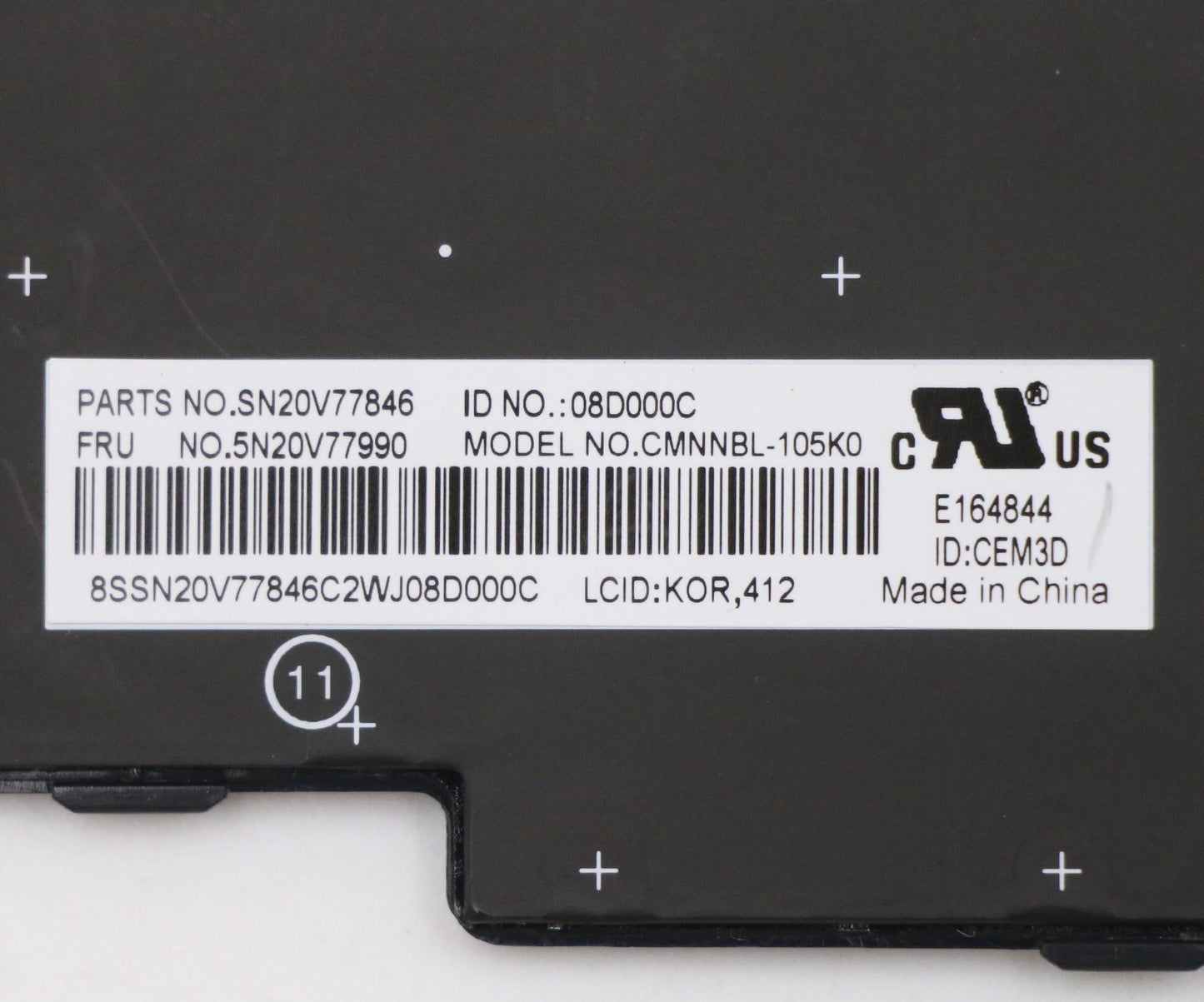 Lenovo Cmnm-Cs20,Bk-Nbl,Chy,Kor - 5N20V77990