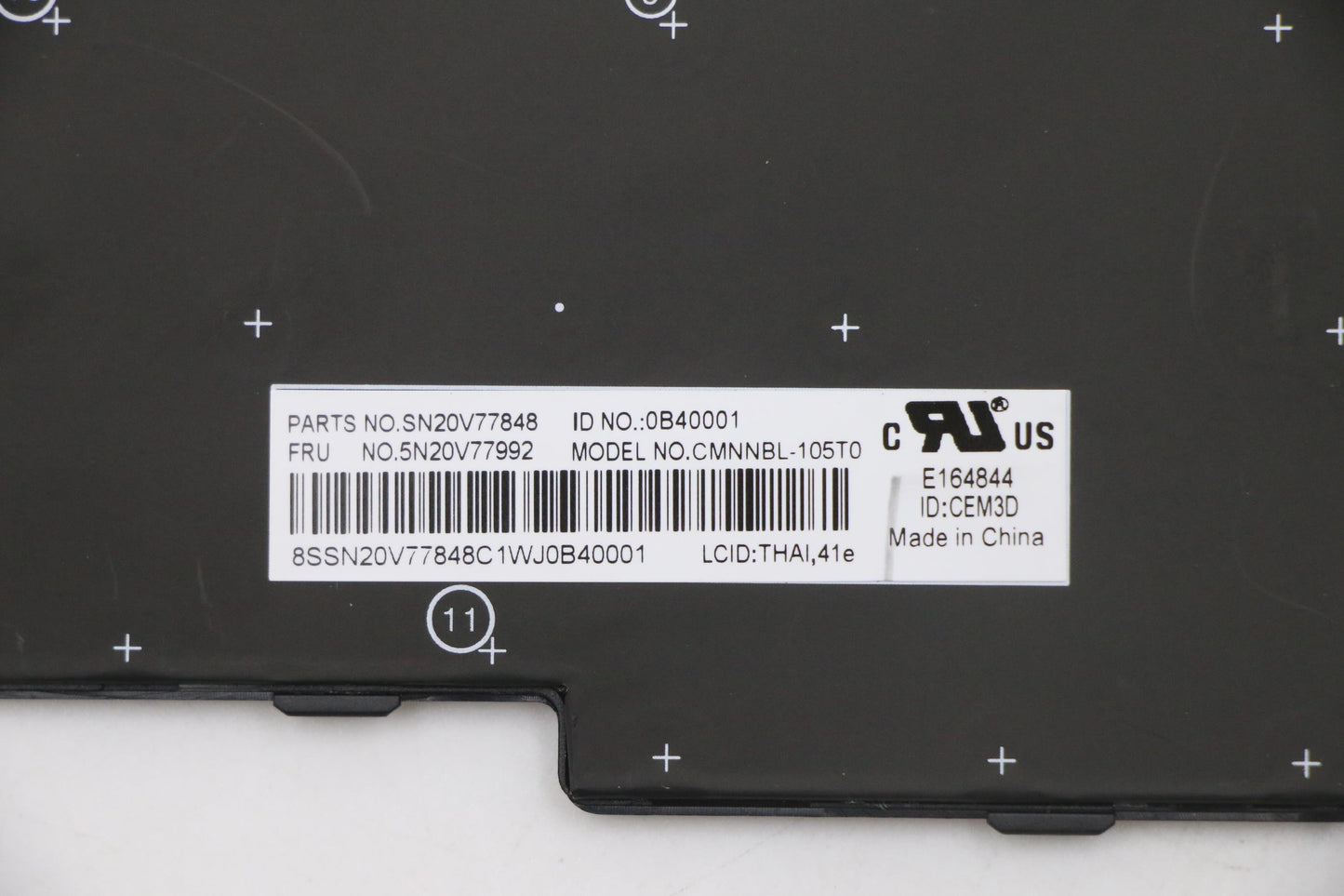 Lenovo Cmnm-Cs20,Bk-Nbl,Chy,Thai - 5N20V77992