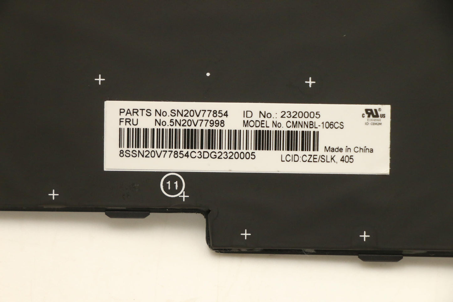 Lenovo Cmnm-Cs20,Bk-Nbl,Chy,Cze/Slk - 5N20V77998